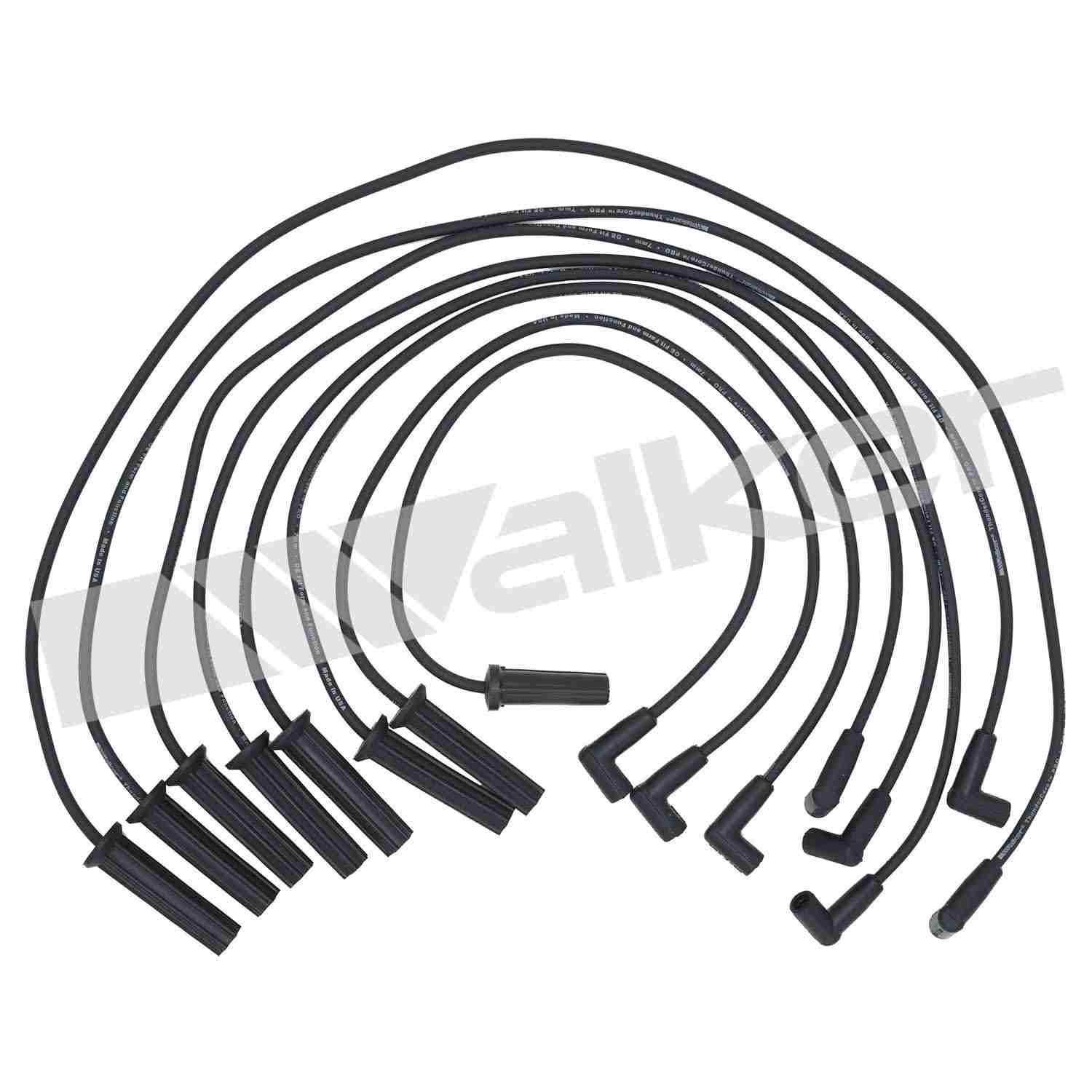 walker products thundercore pro 924-1427 spark plug wire set 7mm 8-cyl  frsport 924-1427