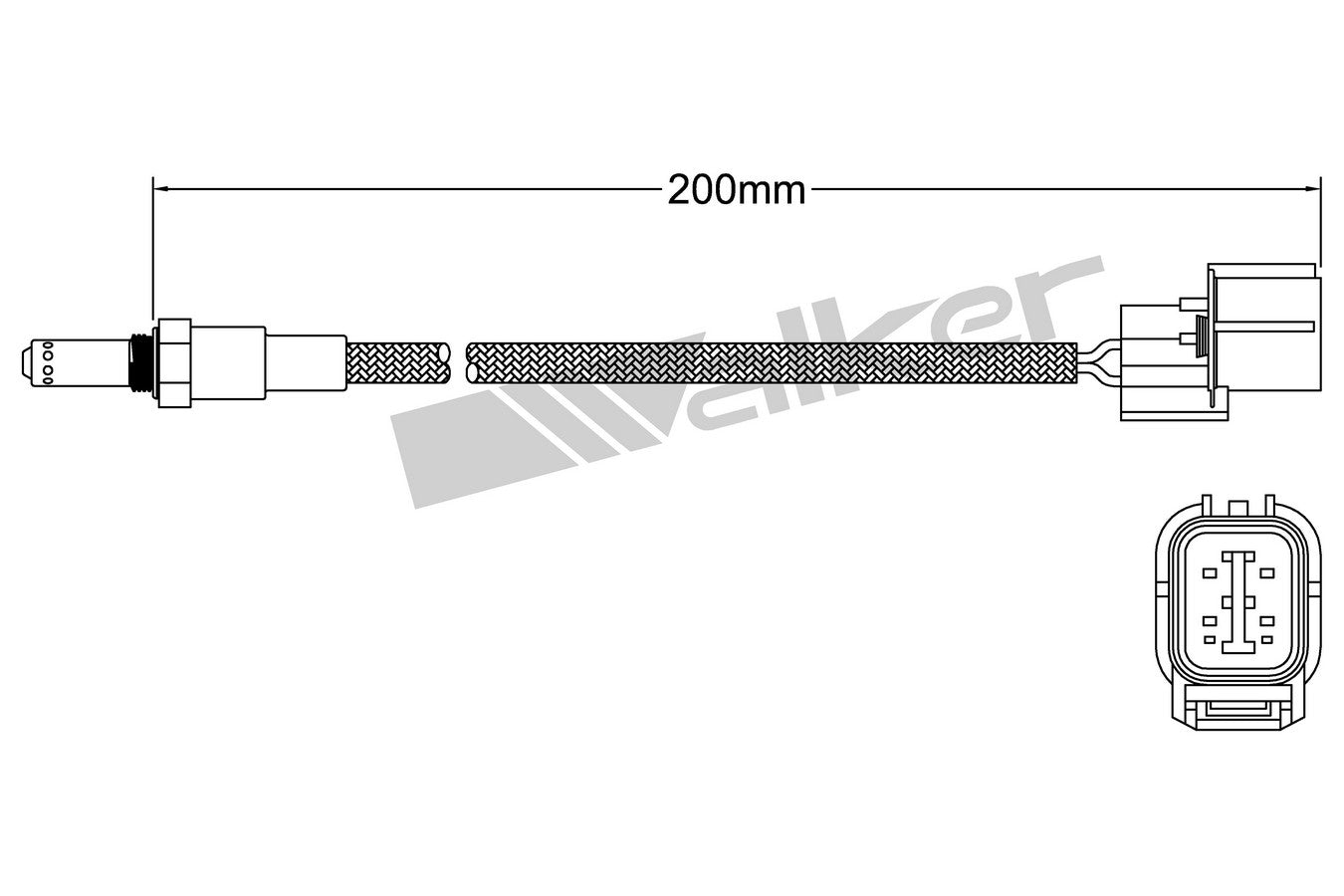 othermotive walker products 932-24008 oxygen sensor 4-w direct fit  frsport 932-24008