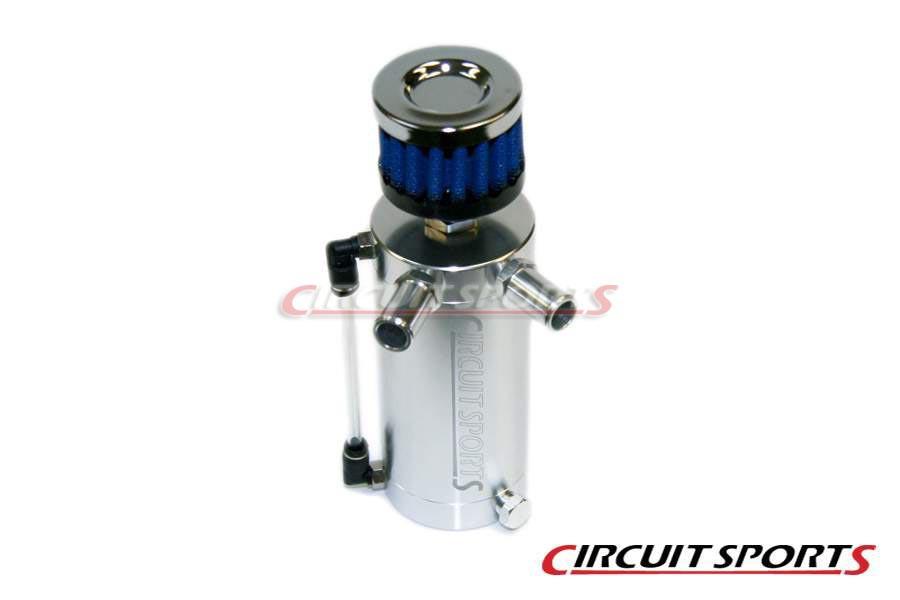 Circuit Sports Oil Catch Can/Tank 250cc with Breather Filter - Universal
