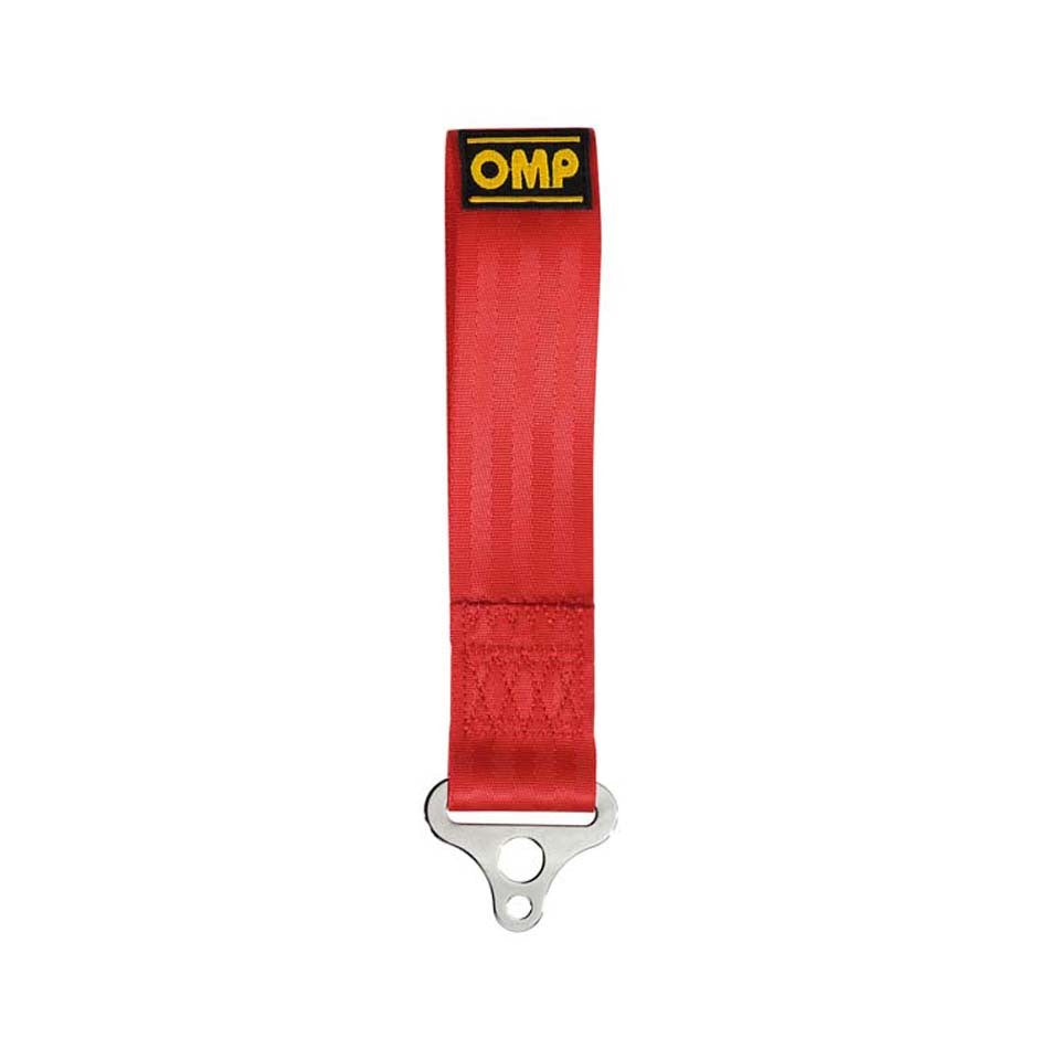 OMP Tow Hood Red Stainless 100mm ID OMPEB578R