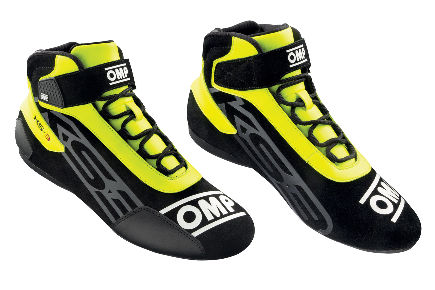 OMP KS-3 Shoes Black And Flo Yellow Size 37 OMPIC82617837