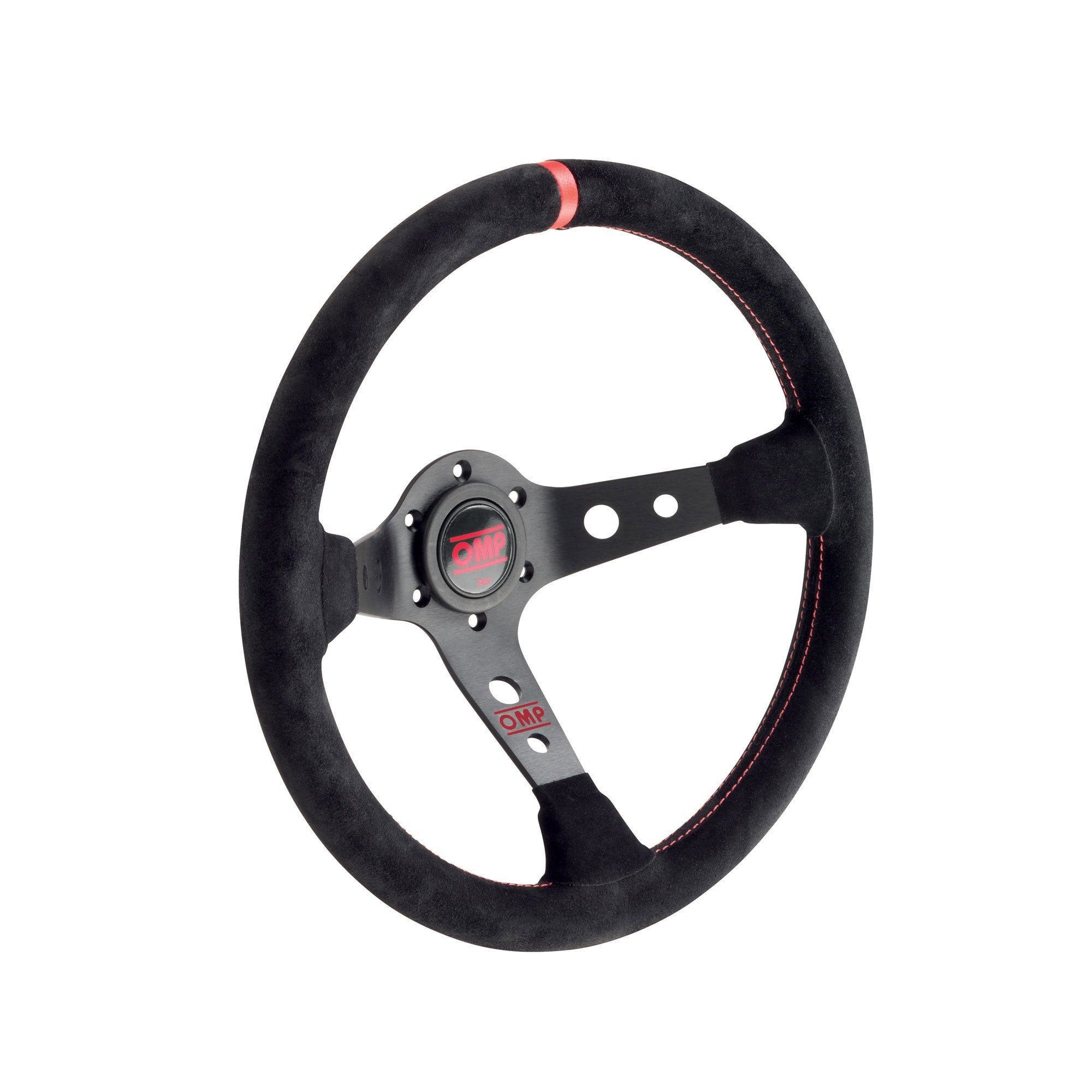 OMP Corsica Steering Wheel Black And Red OMPOD1954NR