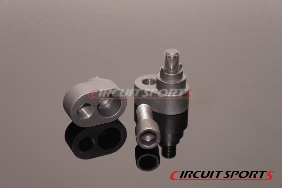 Circuit Sports Steering Rack Spacer Kit (Offset) - Nissan 240SX/180SX/Silvia ('89-98 S13/S14)