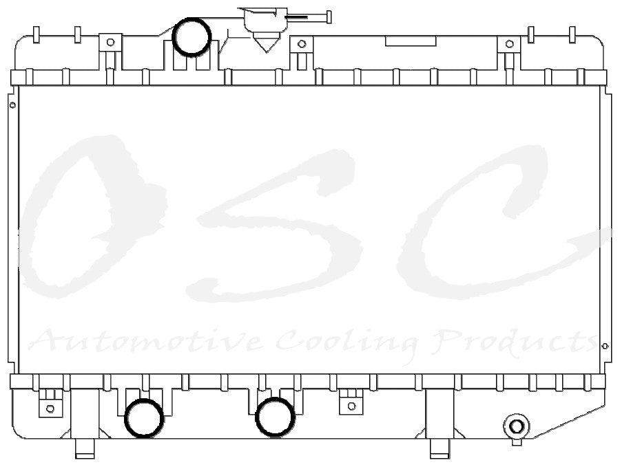 OSC Radiator  top view frsport 1381