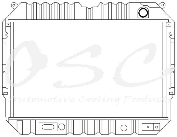 OSC Radiator  top view frsport 1448