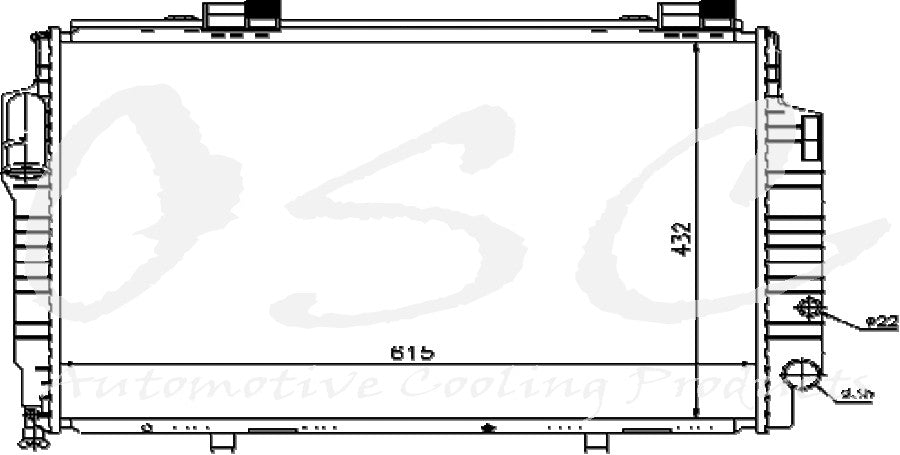 OSC Radiator  top view frsport 2651