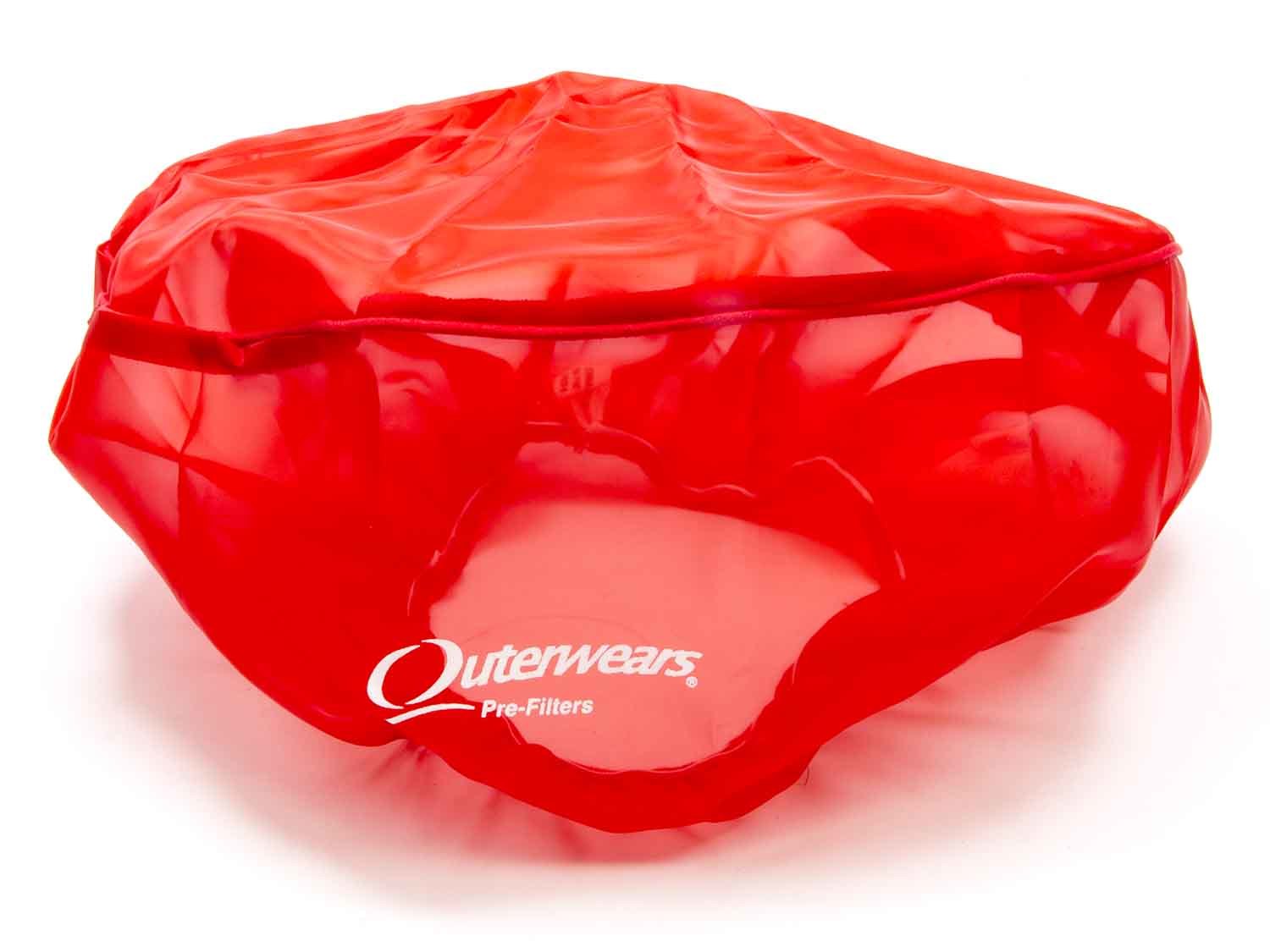 Outerwears 14in. x 6in. Pre-Filter W/Top Red OUT10-1160-03