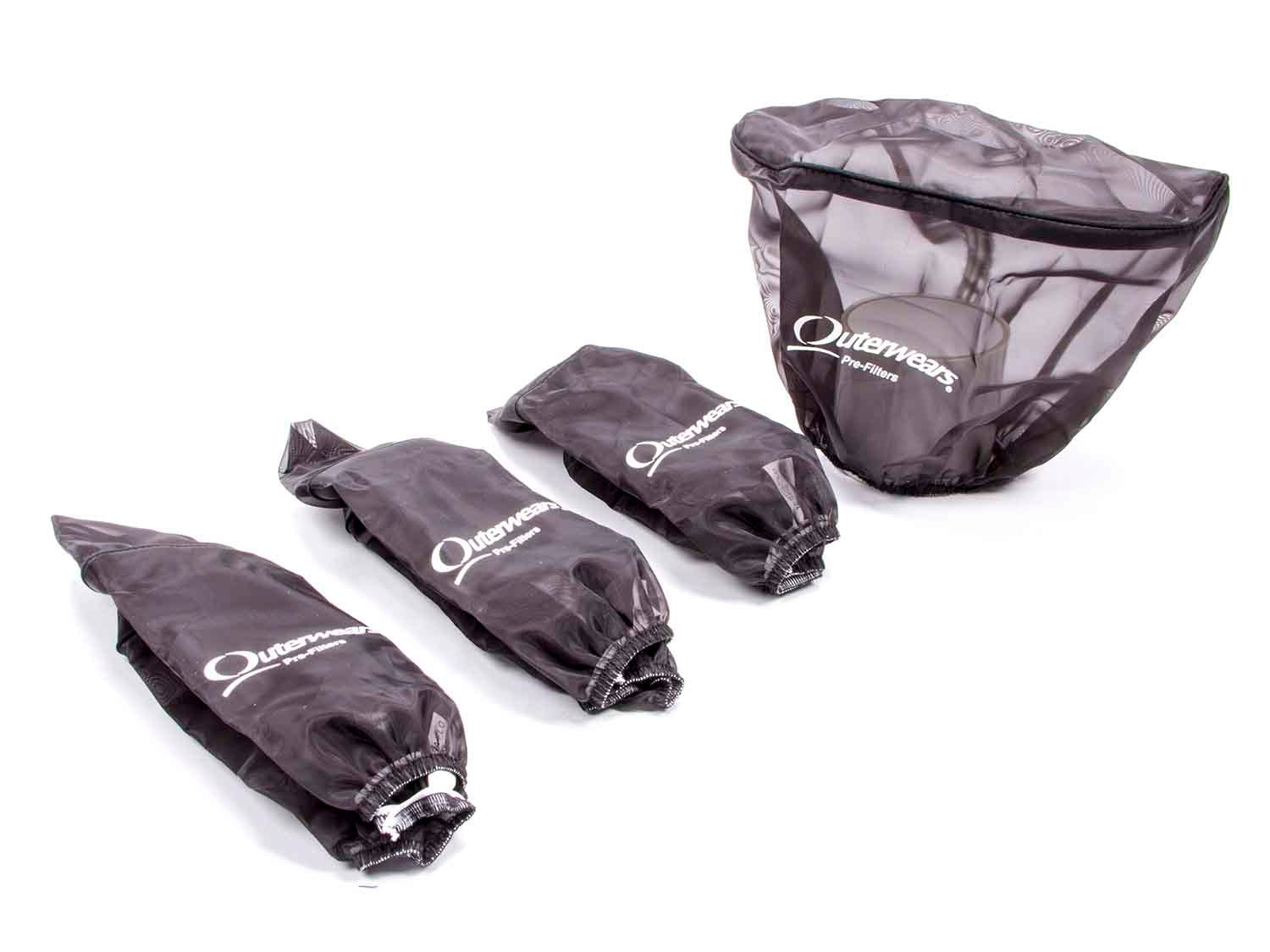 Outerwears Pre Filter Black 4 Pack OUT10-1195-01