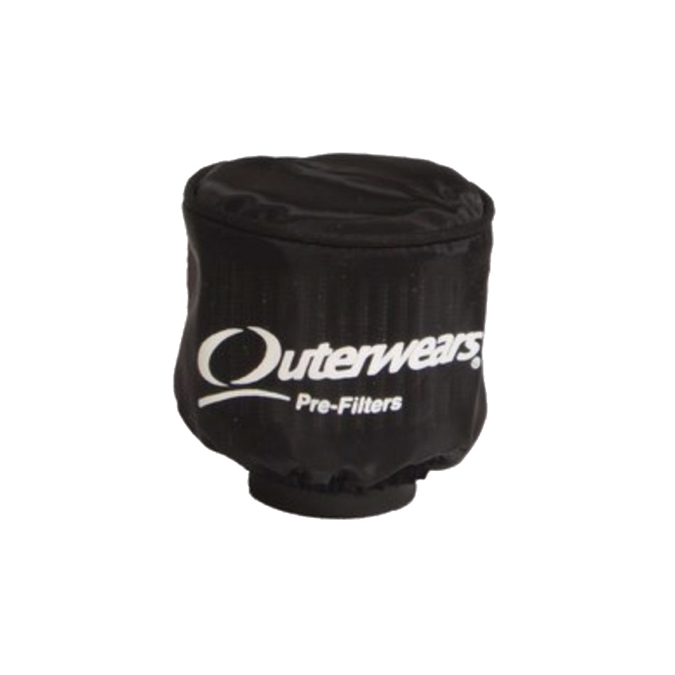 Outerwears Pre-Filter Water Repel Black 3.5in Dia x 6in Ta OUT20-1010-01