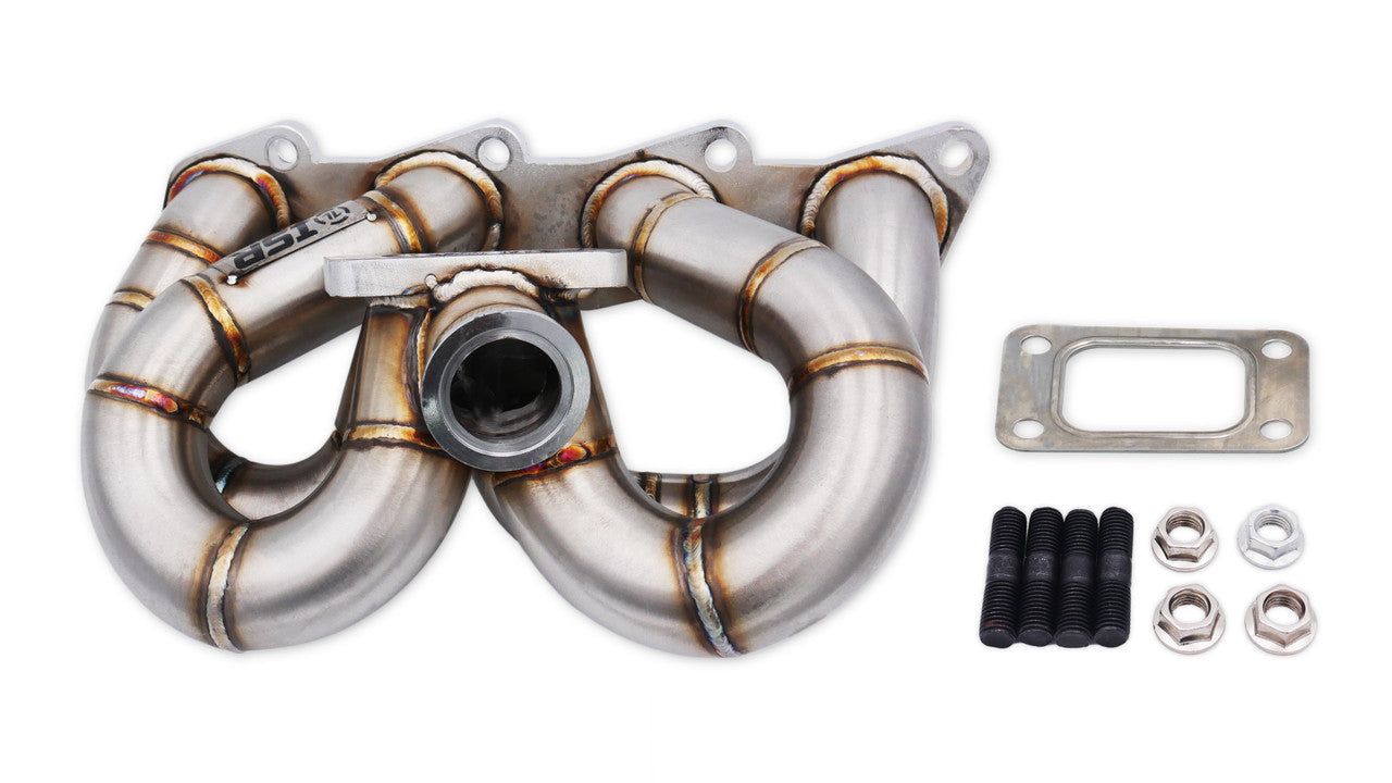 ISR Performance RamHorn Top Mount Manifold MVS SCH40 - Nissan KA24DE