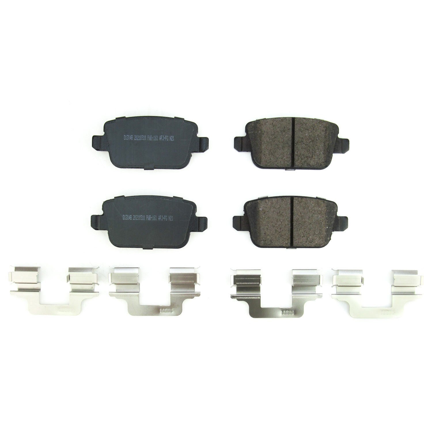 PowerStop Power Stop 08-12 Land Rover LR2 Rear Z17 Evo Ceramic Brake Pads w/Hardware 17-1314B