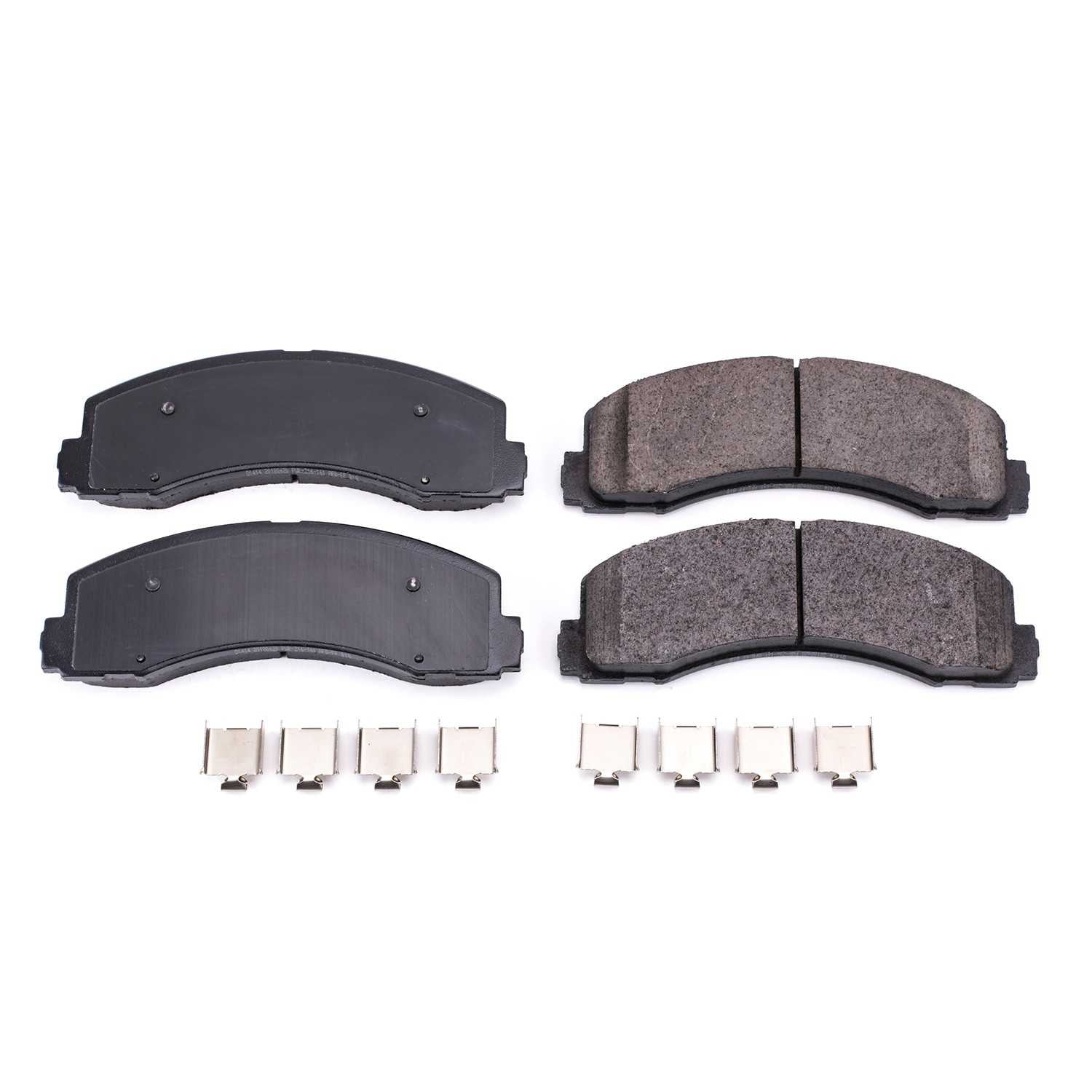 PowerStop Power Stop 2021 Ford Expedition Front Z17 Evo Ceramic Brake Pads w/Hardware 17-2087N