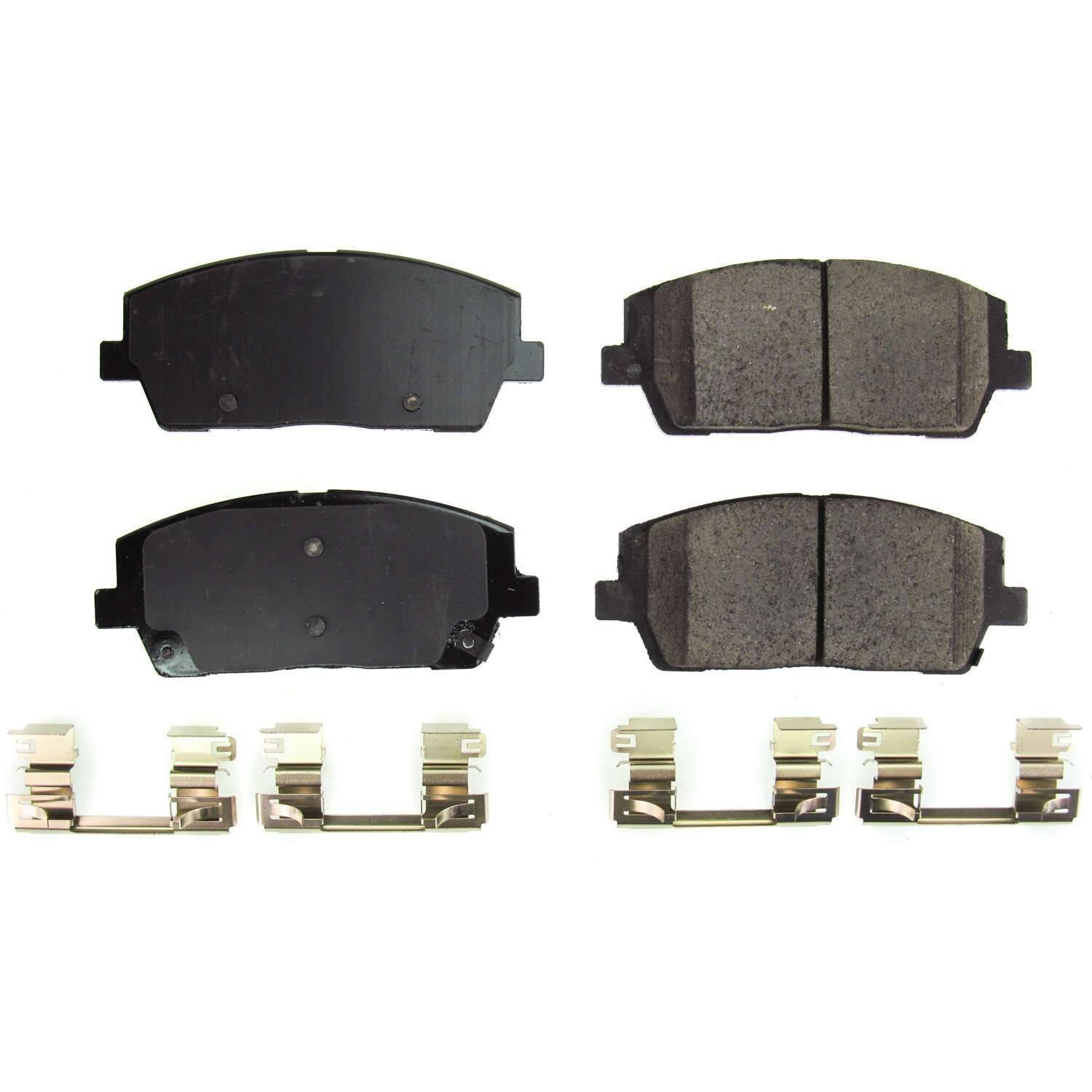 Power Stop 20-21 Hyundai Palisade Front Z17 Evolution Ceramic Brake Pads w/Hardware 17-2215