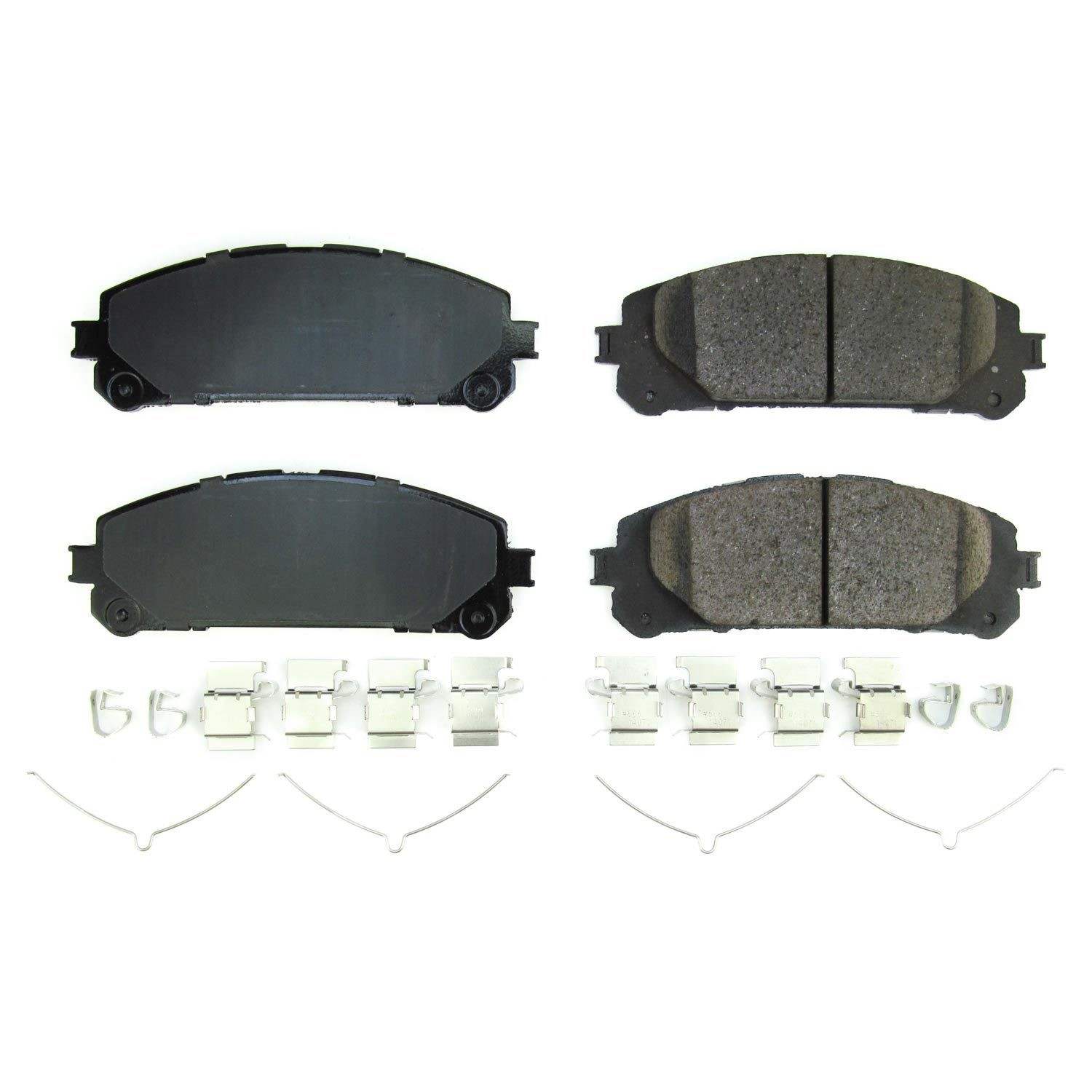 PowerStop Power Stop 20-21 Toyota Highlander Front Z17 Evo Ceramic Brake Pads w/Hardware 17-2304