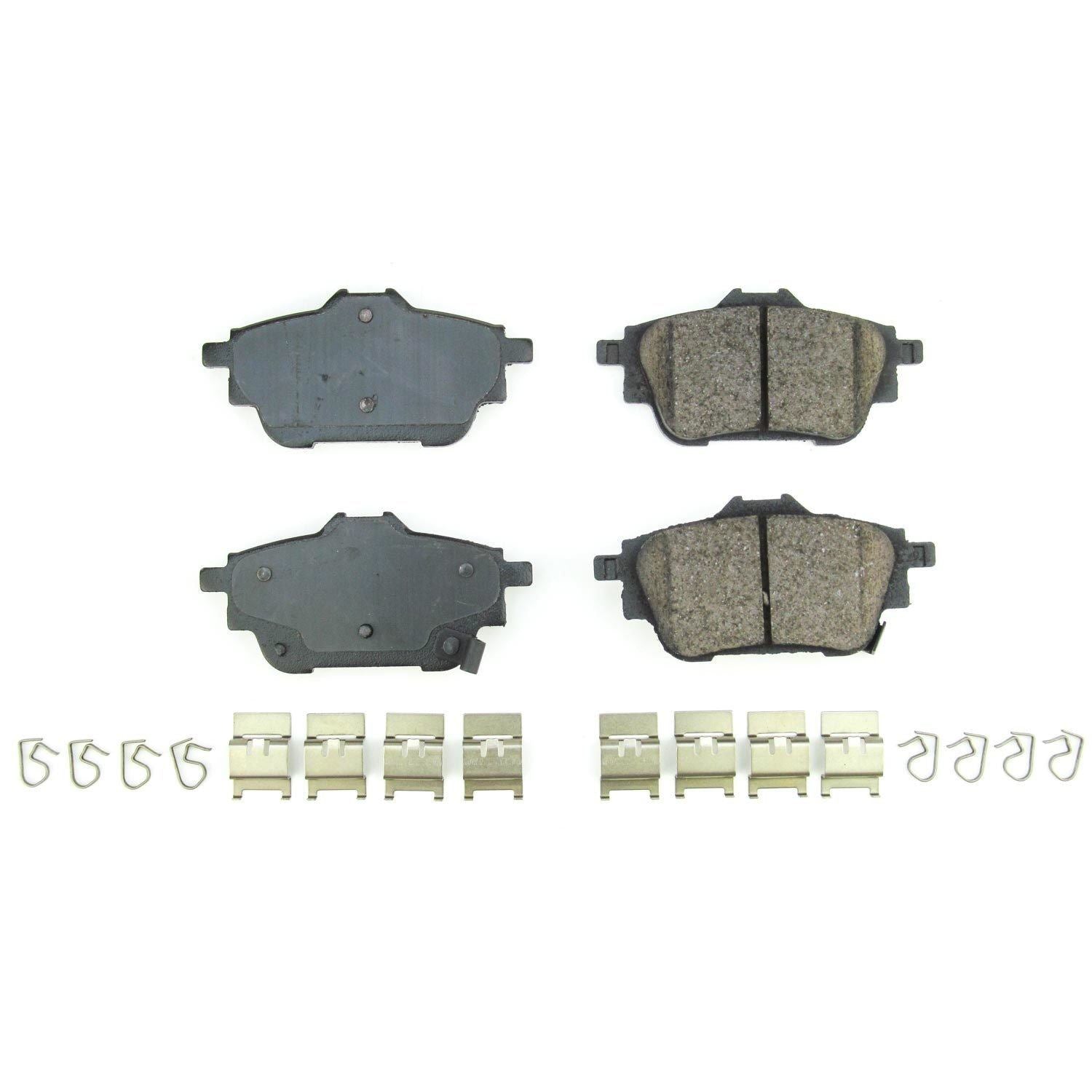 PowerStop Power Stop 20-21 Nissan Sentra Rear Z17 Evo Ceramic Brake Pads w/Hardware 17-2306