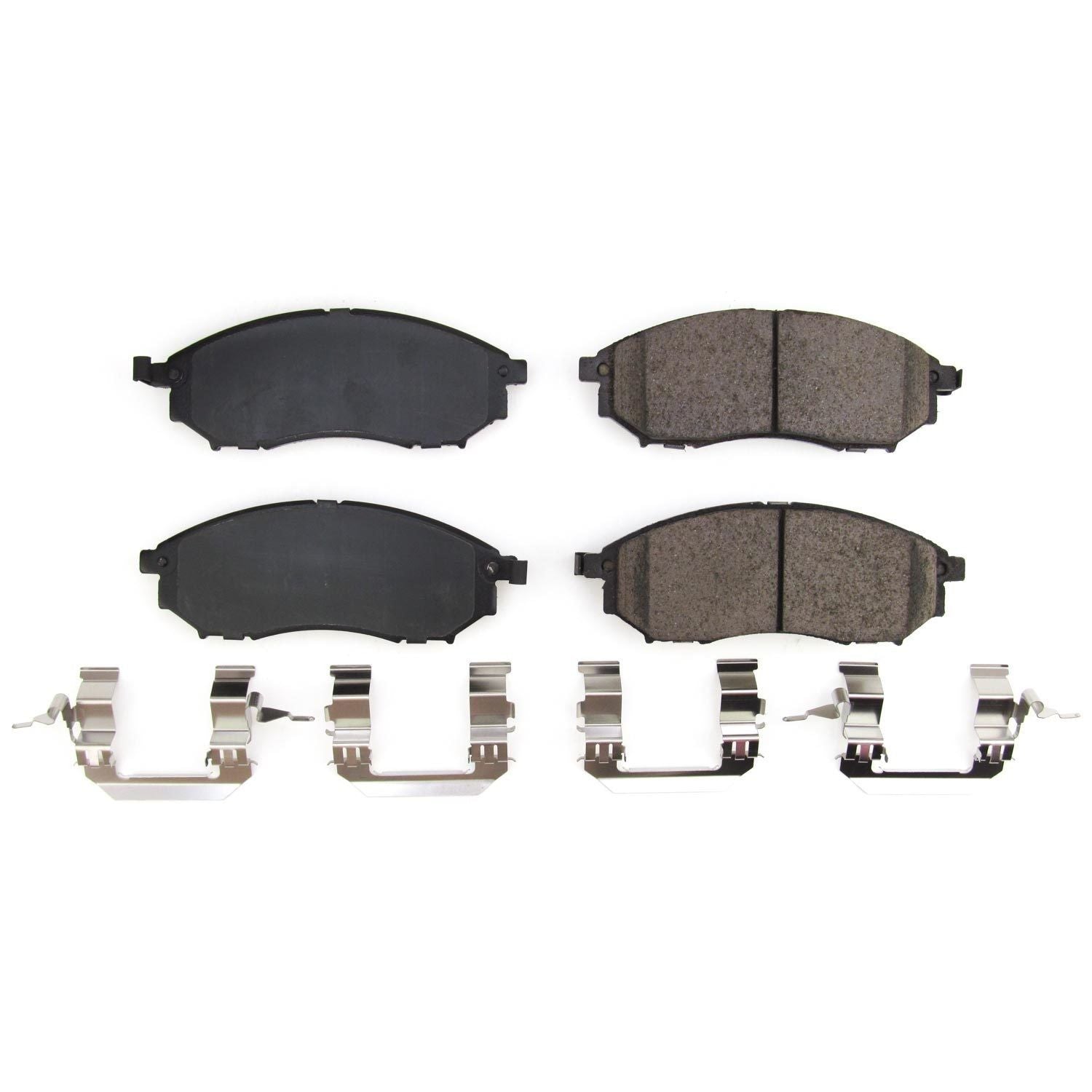 PowerStop Power Stop 06-12 Infiniti FX35 Front Z17 Evo Ceramic Brake Pads w/Hardware 17-888B