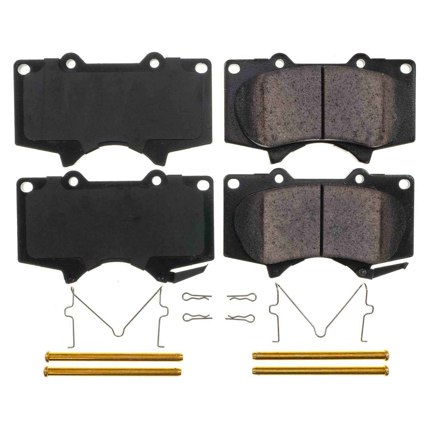 PowerStop Power Stop 2021 Toyota Tacoma Front Z17 Evo Ceramic Brake Pads w/Hardware 17-976N