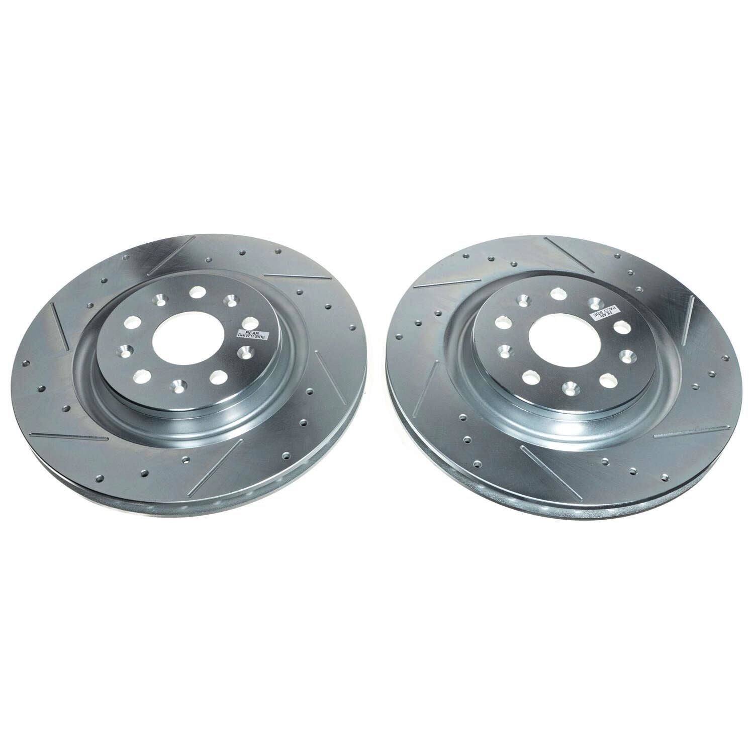 PowerStop Power Stop 20-21 Chevrolet Corvette Rear Evolution Drilled & Slotted Rotor - Pair AR82201XPR