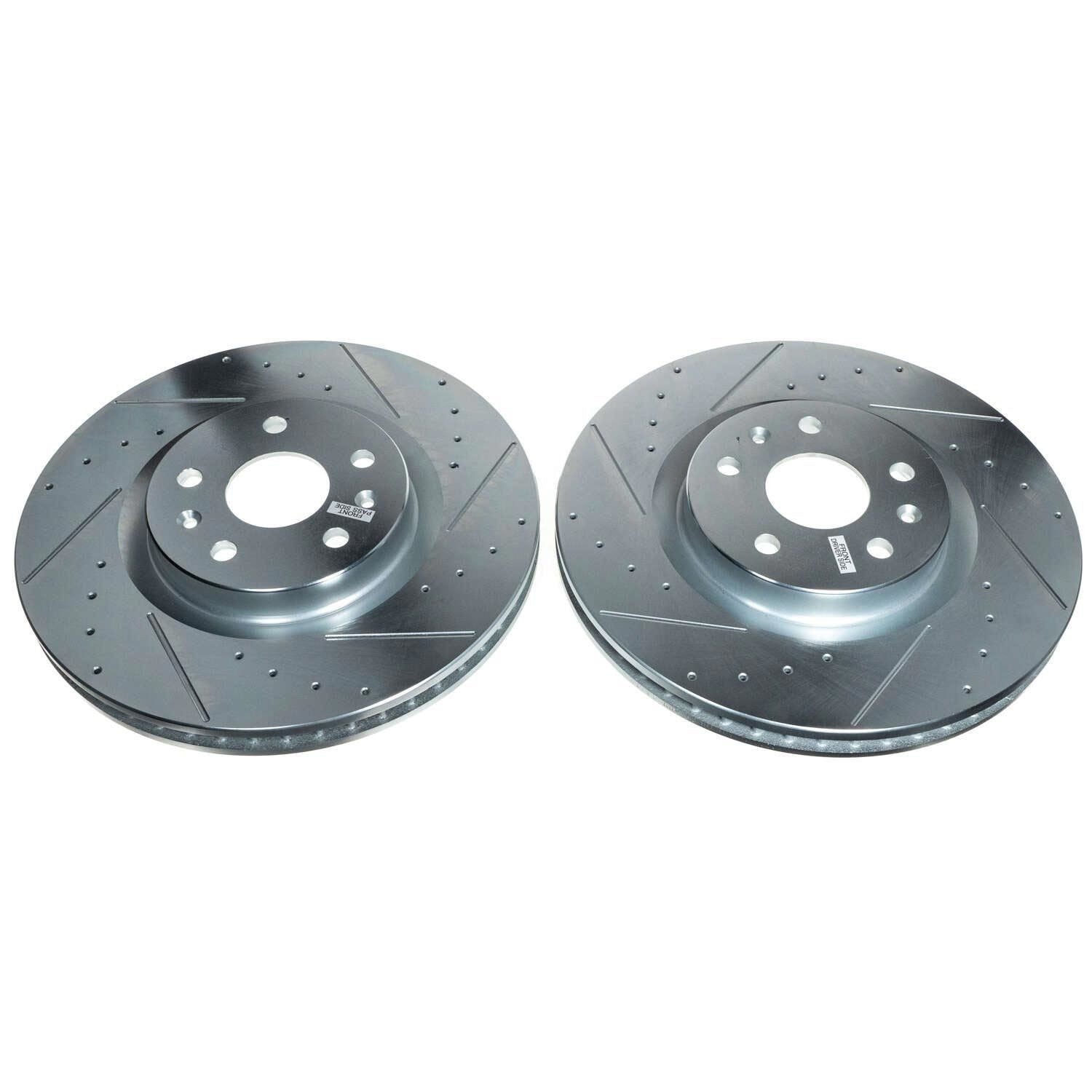 PowerStop Power Stop 20-21 Chevrolet Corvette Front Evolution Drilled & Slotted Rotor - Pair AR82202XPR