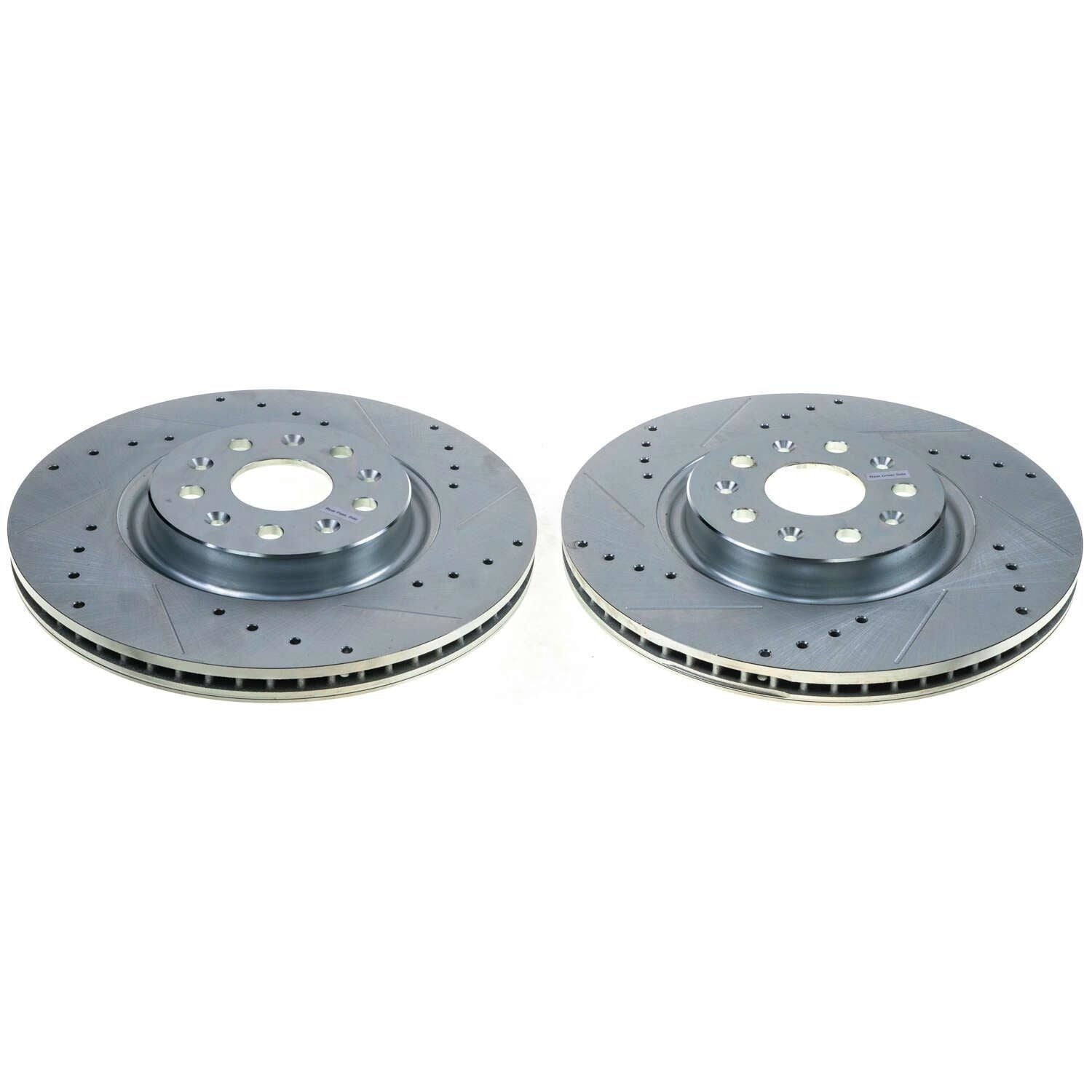 PowerStop Power Stop 20-21 Chevrolet Corvette Rear Evolution Drilled & Slotted Rotor - Pair AR82203XPR