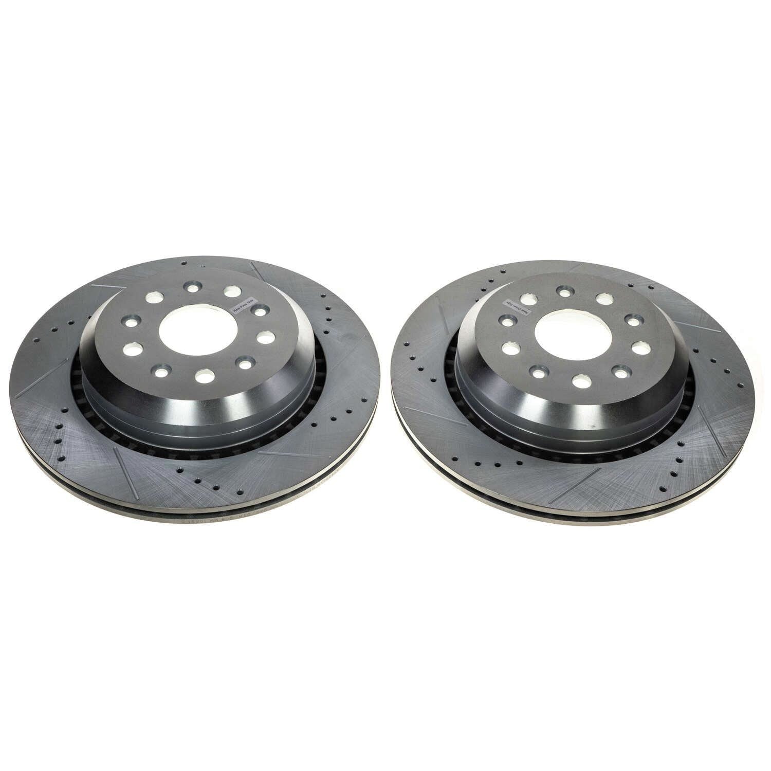 PowerStop Power Stop 20-21 Jeep Gladiator Rear Evolution Drilled & Slotted Rotor - Pair AR8396XPR