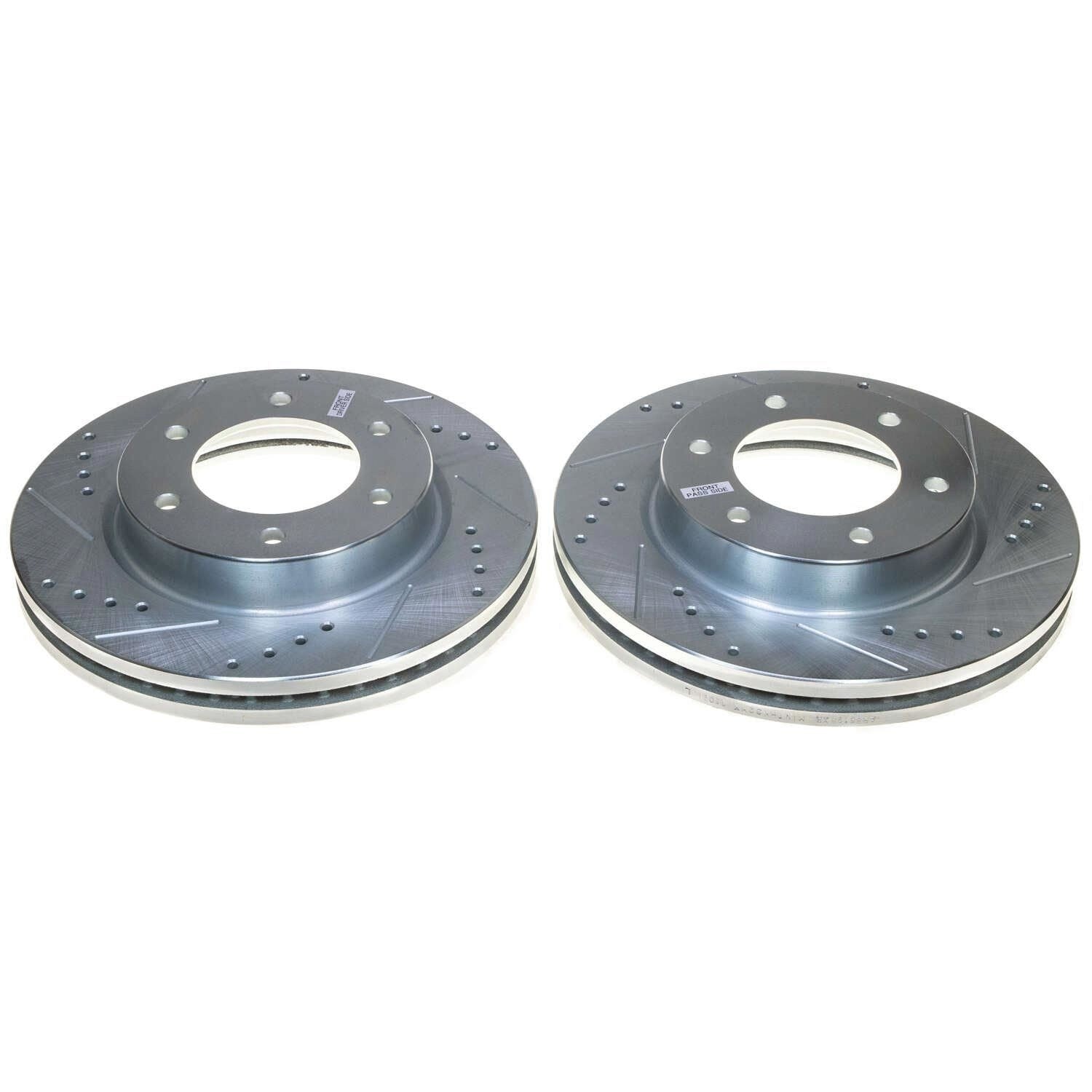 PowerStop Power Stop 19-22 Ford Ranger Front Evolution Drilled & Slotted Rotor - Pair AR85198XPR