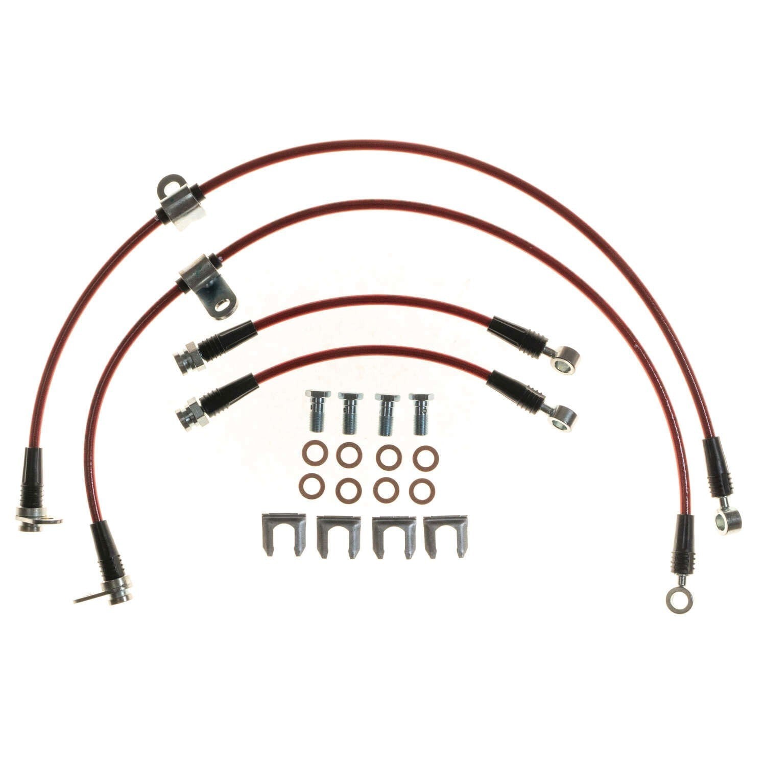 PowerStop Power Stop 16-21 Mazda MX-5 Miata Front & Rear Stainless Steel Brake Hose Kit BH00159