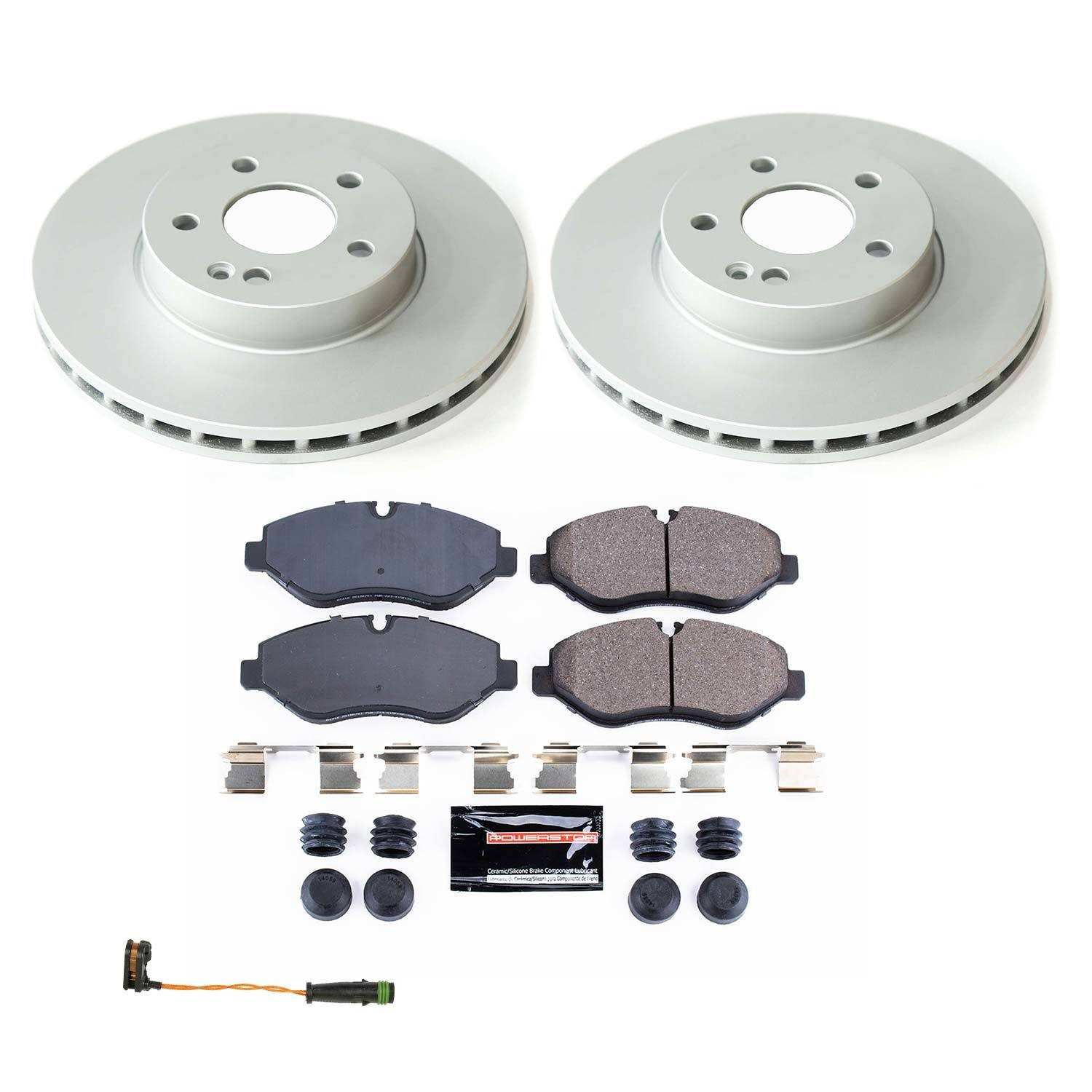 Power Stop 16-19 Mercedes-Benz Metris Front Z17 Evolution Geomet Coated Brake Kit CRK8219