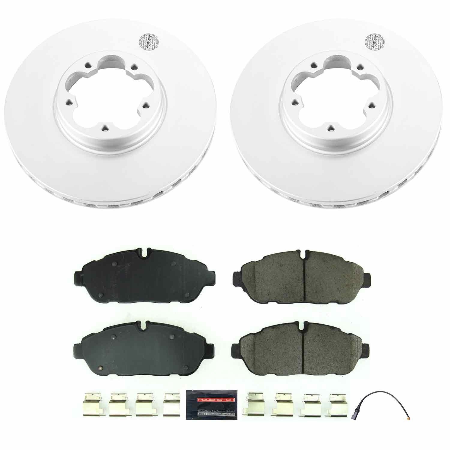 Power Stop 2020 Ford Transit-350 HD Front Z17 Evolution Geomet Coated Brake Kit CRK8537