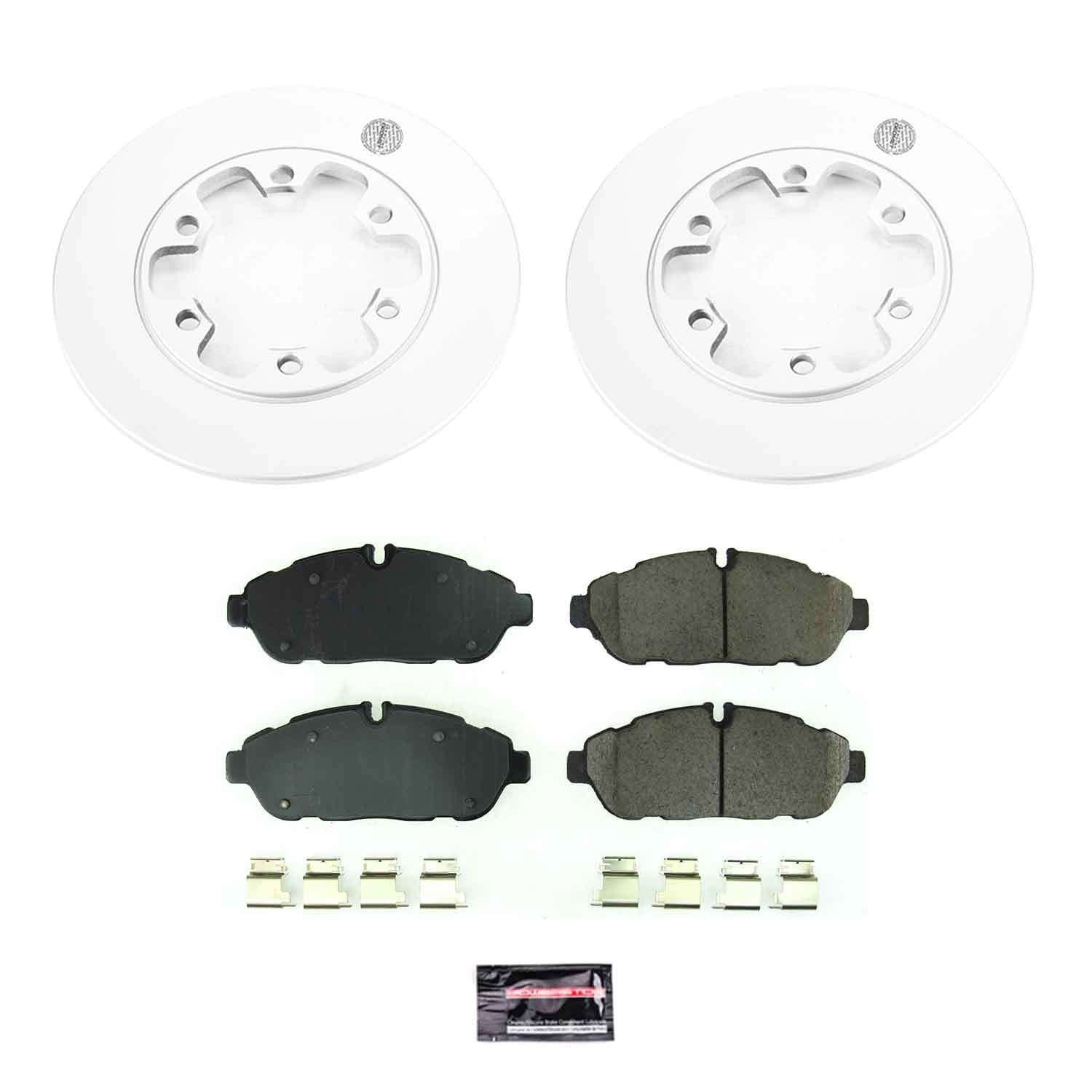 Power Stop 2020 Ford Transit-350 HD Rear Z17 Evolution Geomet Coated Brake Kit CRK8539