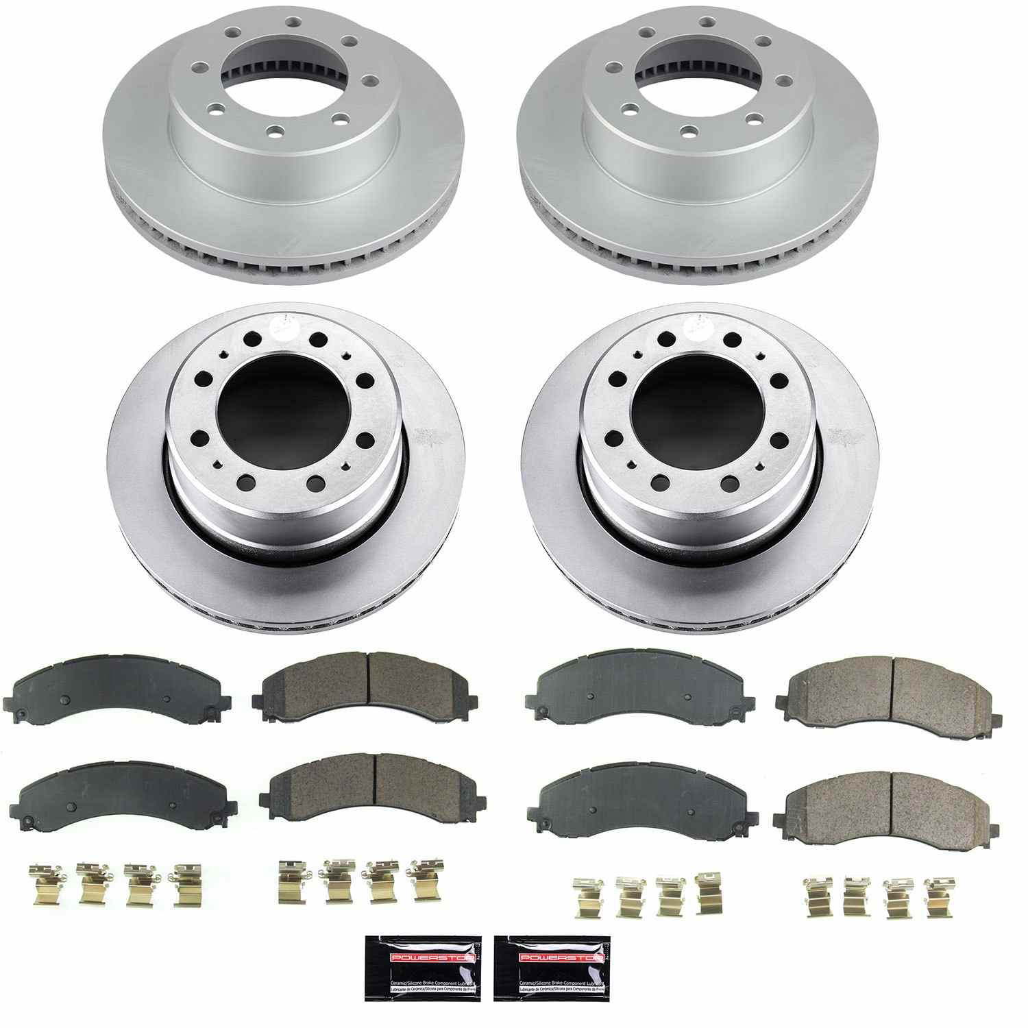 Power Stop 2020 Ram 3500 Front & Rear Z17 Evolution Geomet Coated Brake Kit CRK8638