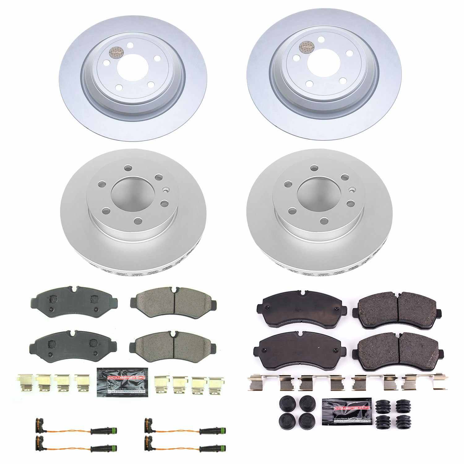 Power Stop 2020 Mercedes-Benz Sprinter 3500 Front & Rear Z23 Evolution Sport Coated Brake Kit CRK8659