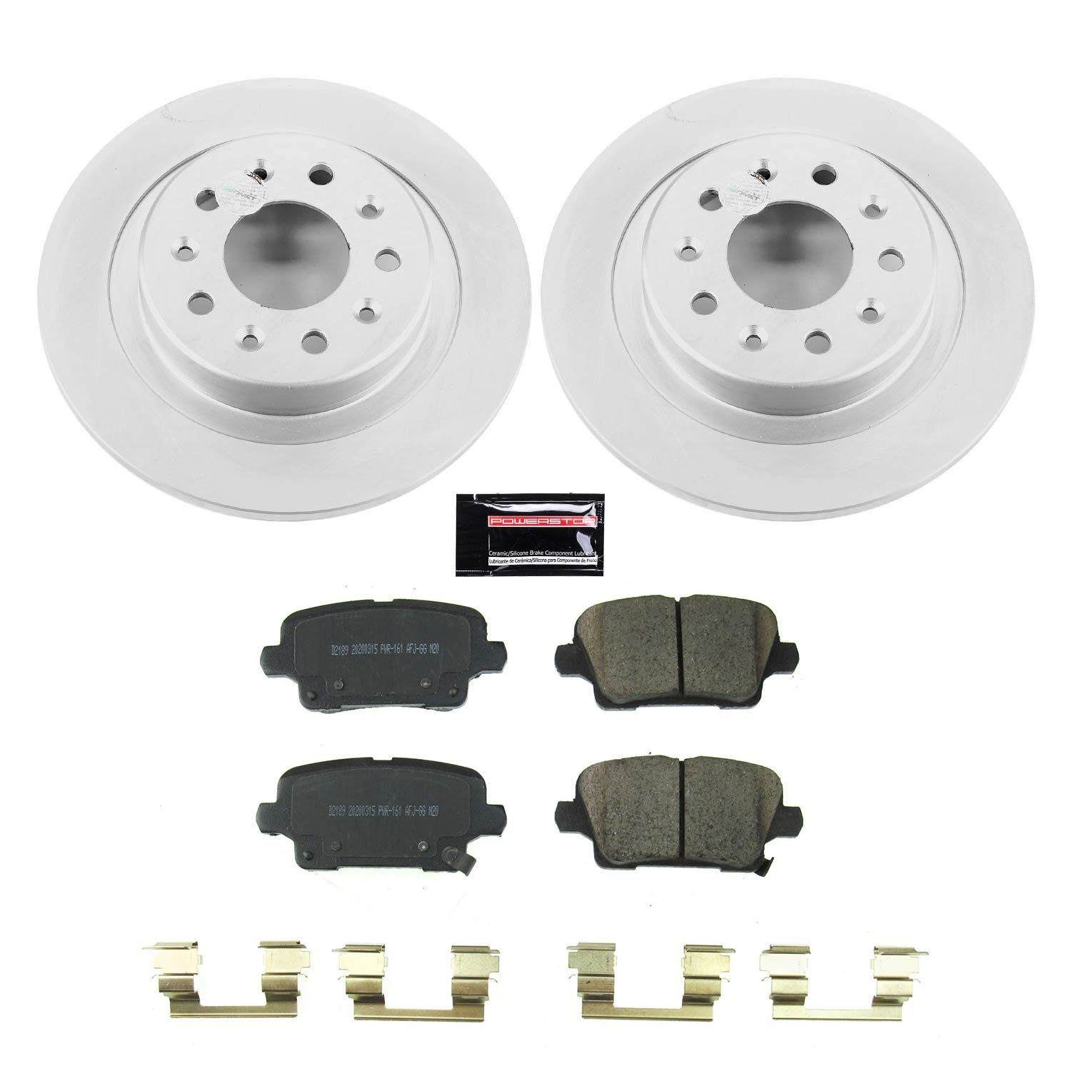 Power Stop 19-20 Buick Regal Sportback Rear Z17 Evolution Geomet Coated Brake Kit CRK8677