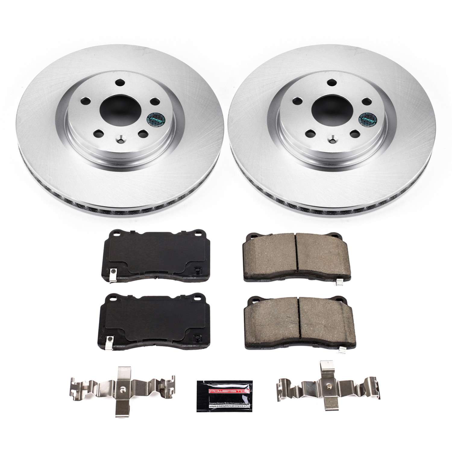 PowerStop Power Stop 13-19 Cadillac XTS Front Z17 Evolution Coated Brake Kit CRK8825