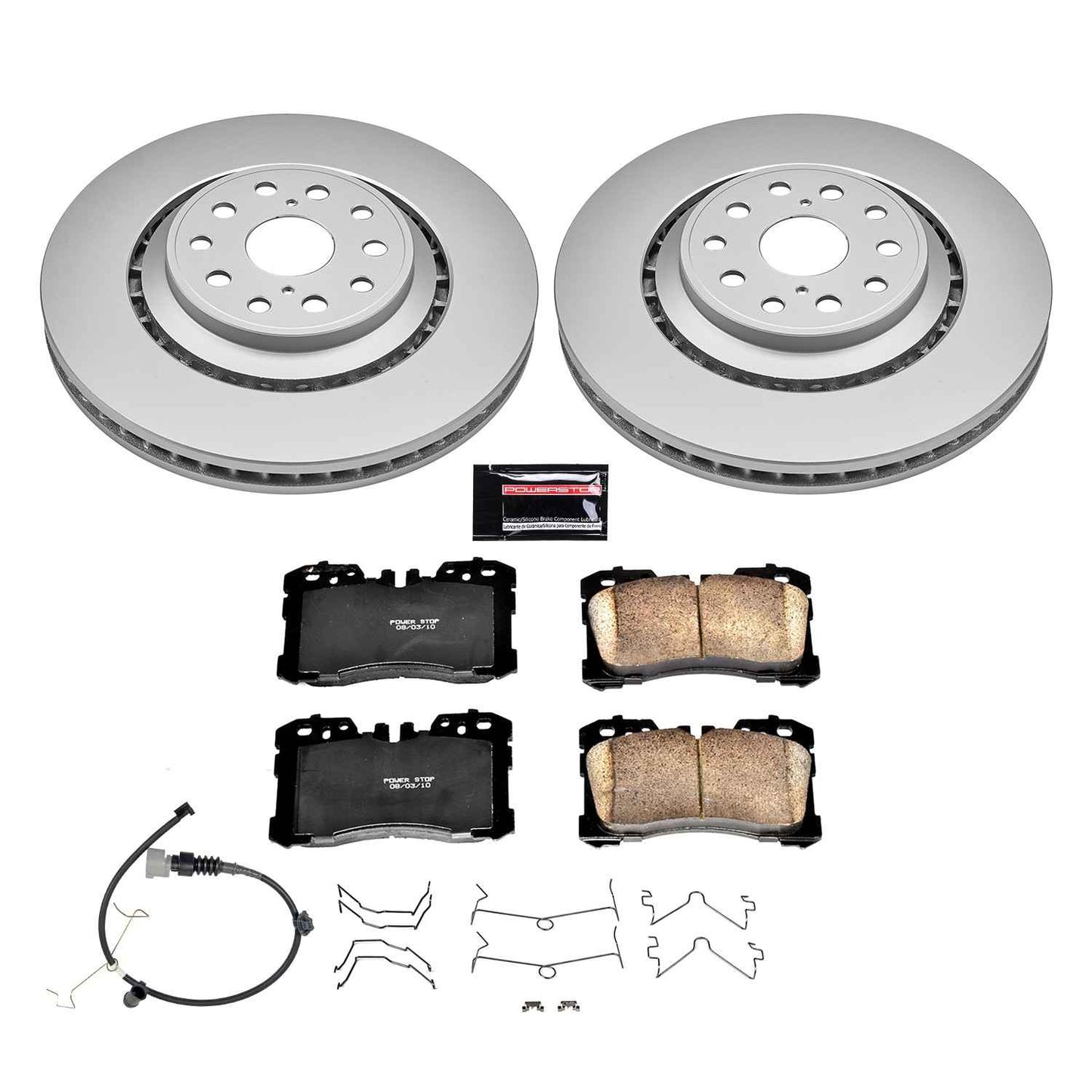PowerStop Power Stop 2021 Lexus LS500h Front Z17 Evolution Coated Brake Kit CRK8839