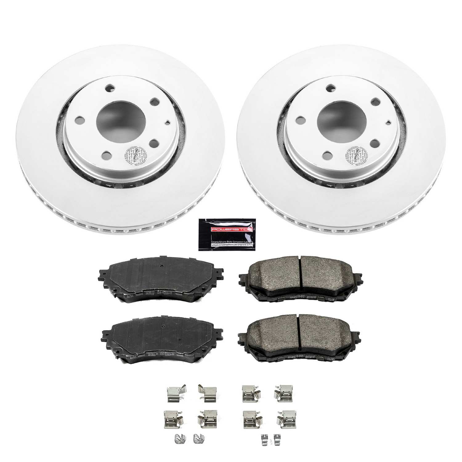 PowerStop Power Stop 2021 Mazda 6 Front Z17 Evolution Coated Brake Kit CRK8840