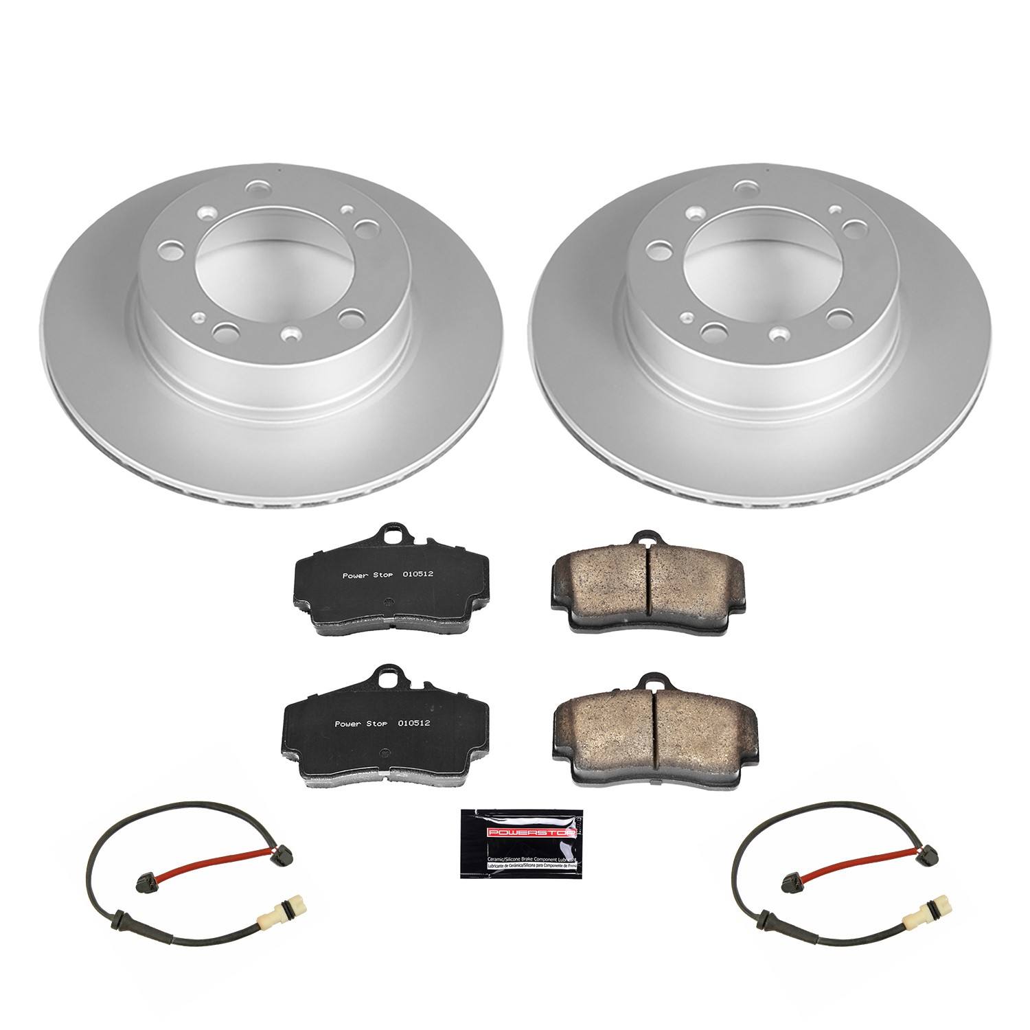 PowerStop Power Stop 00-04 Porsche Boxster Rear Z23 Evolution Coated Brake Kit CRK8866