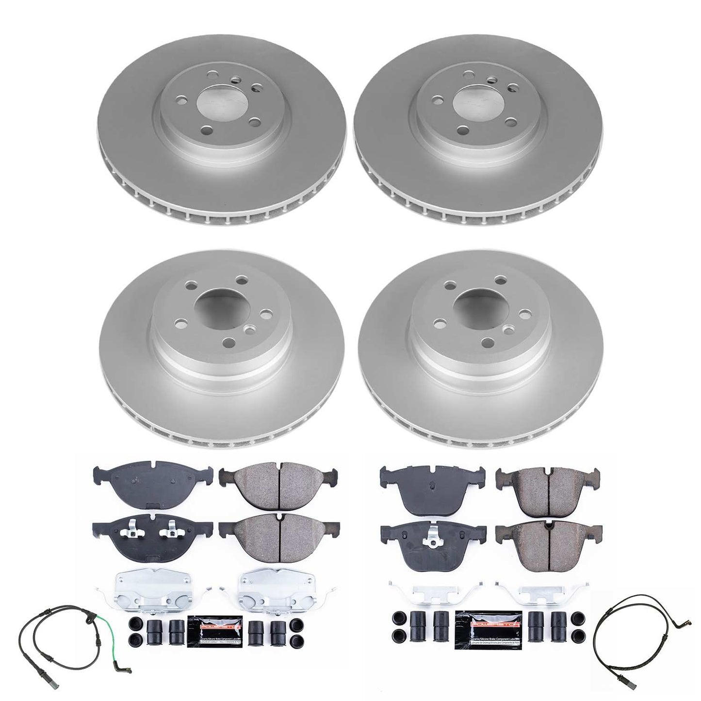 PowerStop Power Stop 2010 BMW X6 Front & Rear Z23 Coated Brake Kit CRK8884