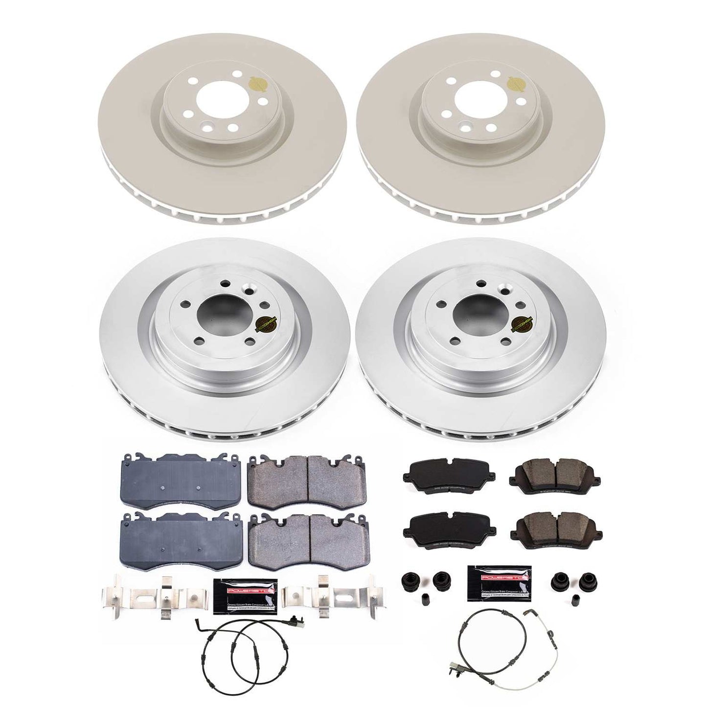 PowerStop Power Stop 18-19 Land Rover Range Rover Sport Front & Rear Z23 Coated Brake Kit CRK8905