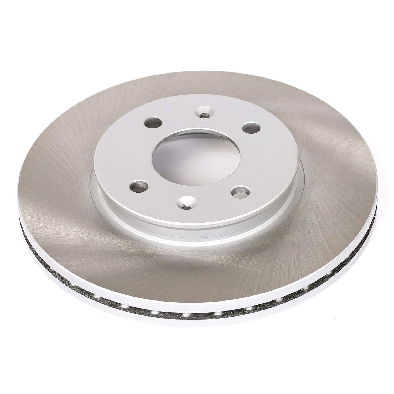 PowerStop Power Stop 12-17 Hyundai Accent Front Semi Coated Rotor JBR1566SCR