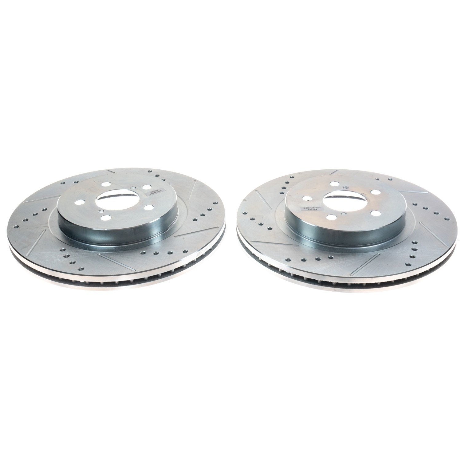 PowerStop Power Stop 19-20 Subaru Forester Front Evolution Drilled & Slotted Rotors - Pair JBR1786XPR