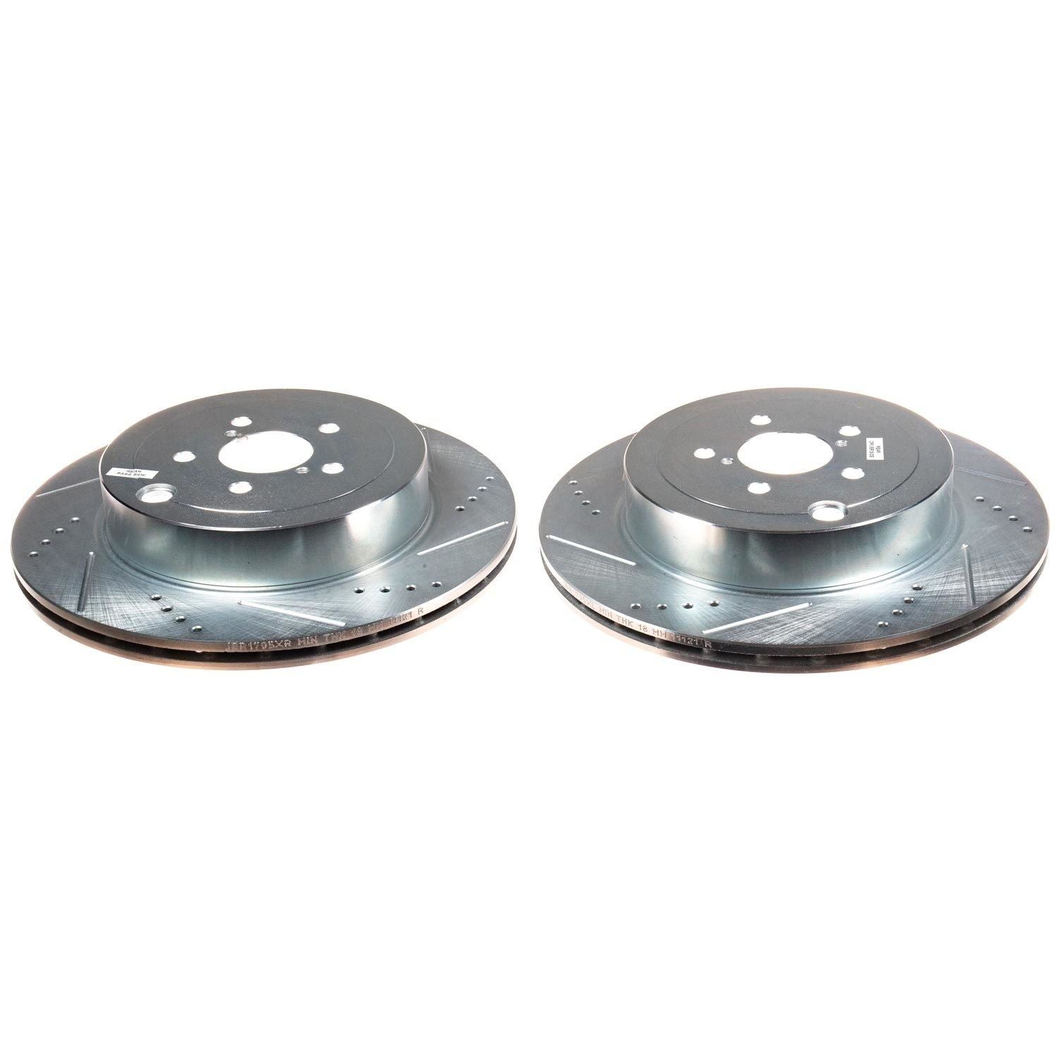 PowerStop Power Stop 17-20 Subaru BRZ Rear Evolution Drilled & Slotted Rotors - Pair JBR1795XPR