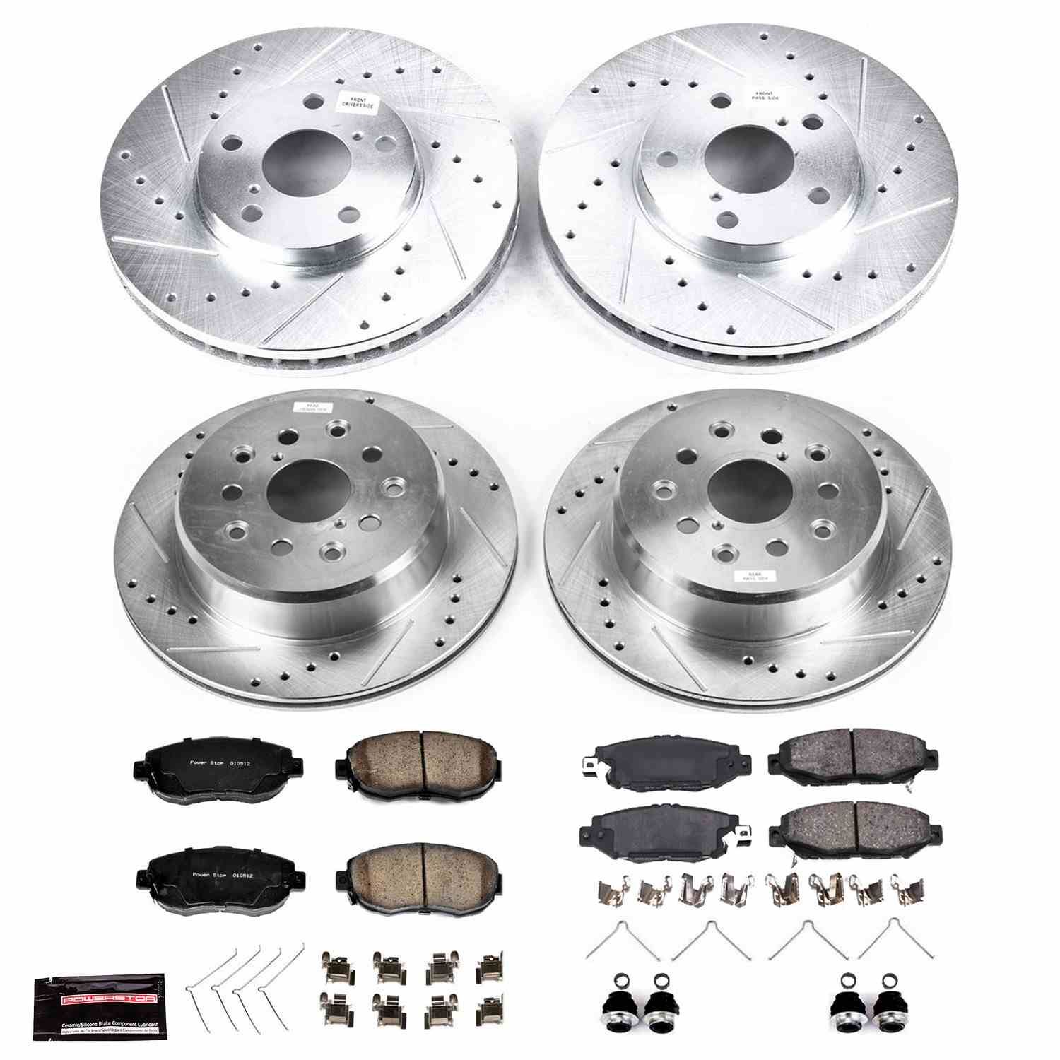 Power Stop 93-97 Lexus GS300 Front & Rear Z23 Evolution Sport Brake Kit K1078