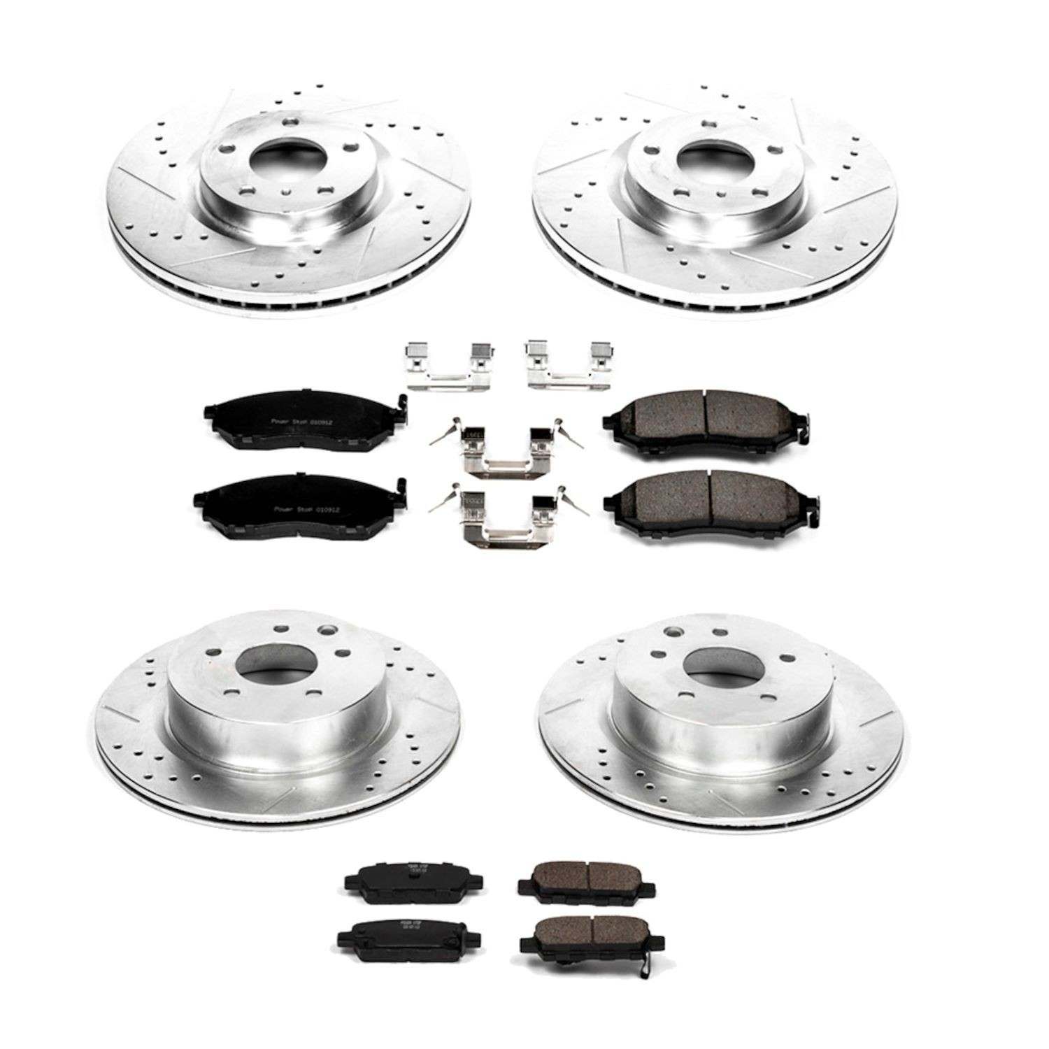 Power Stop 08-12 Infiniti EX35 Front & Rear Z23 Evolution Sport Brake Kit K114