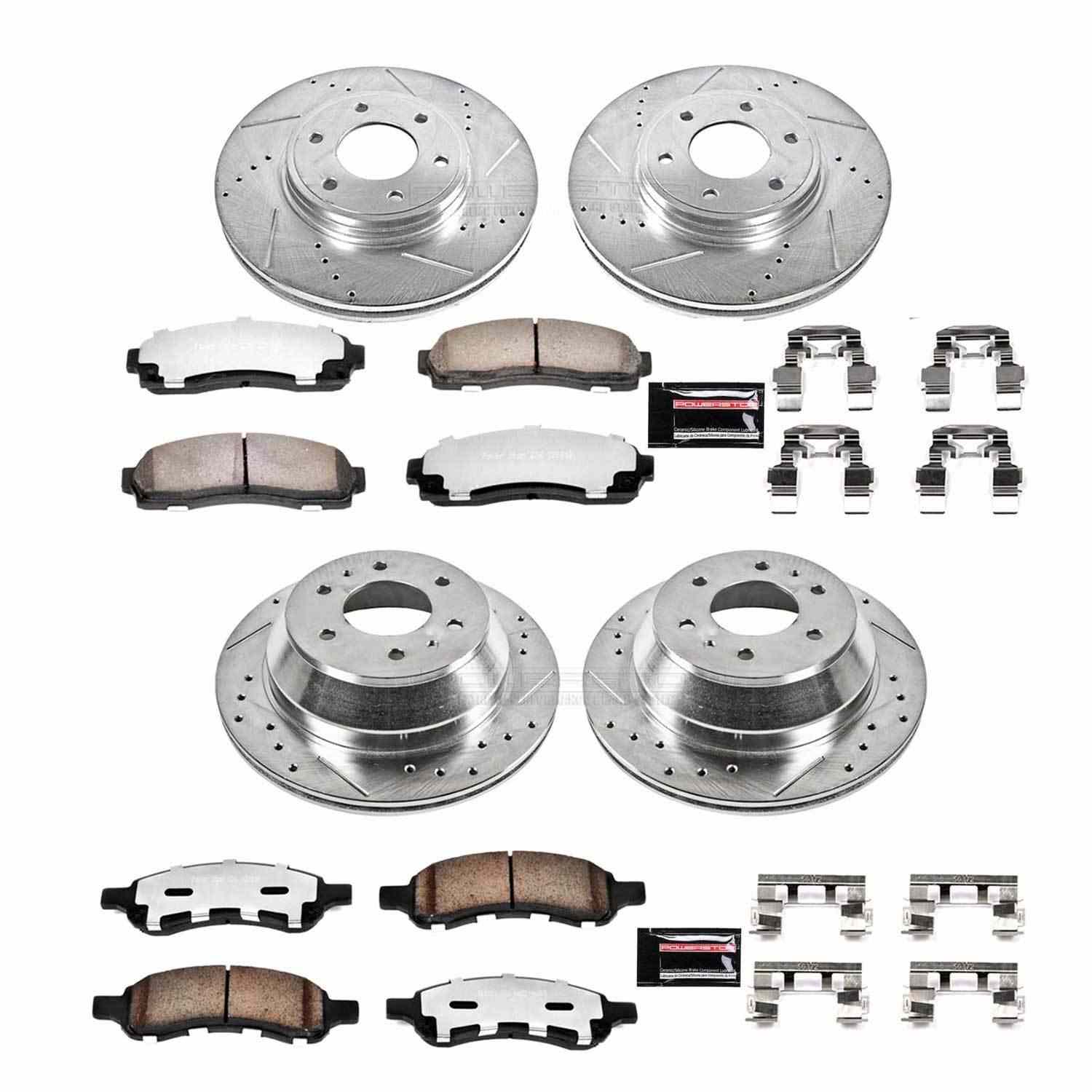 PowerStop Power Stop 06-09 Chevrolet Trailblazer Front & Rear Z36 Truck & Tow Brake Kit K1454-36