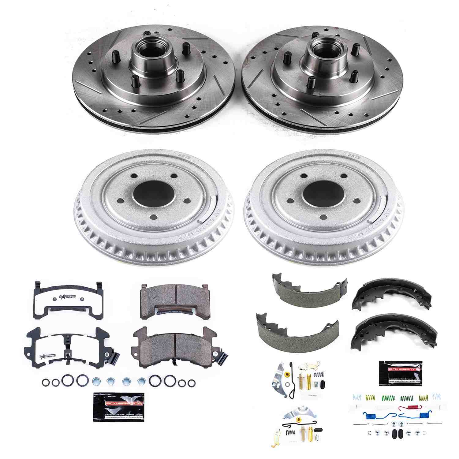 PowerStop Power Stop 79-81 Buick Century Front & Rear Z26 Street Warrior Brake Kit K15041DK-26