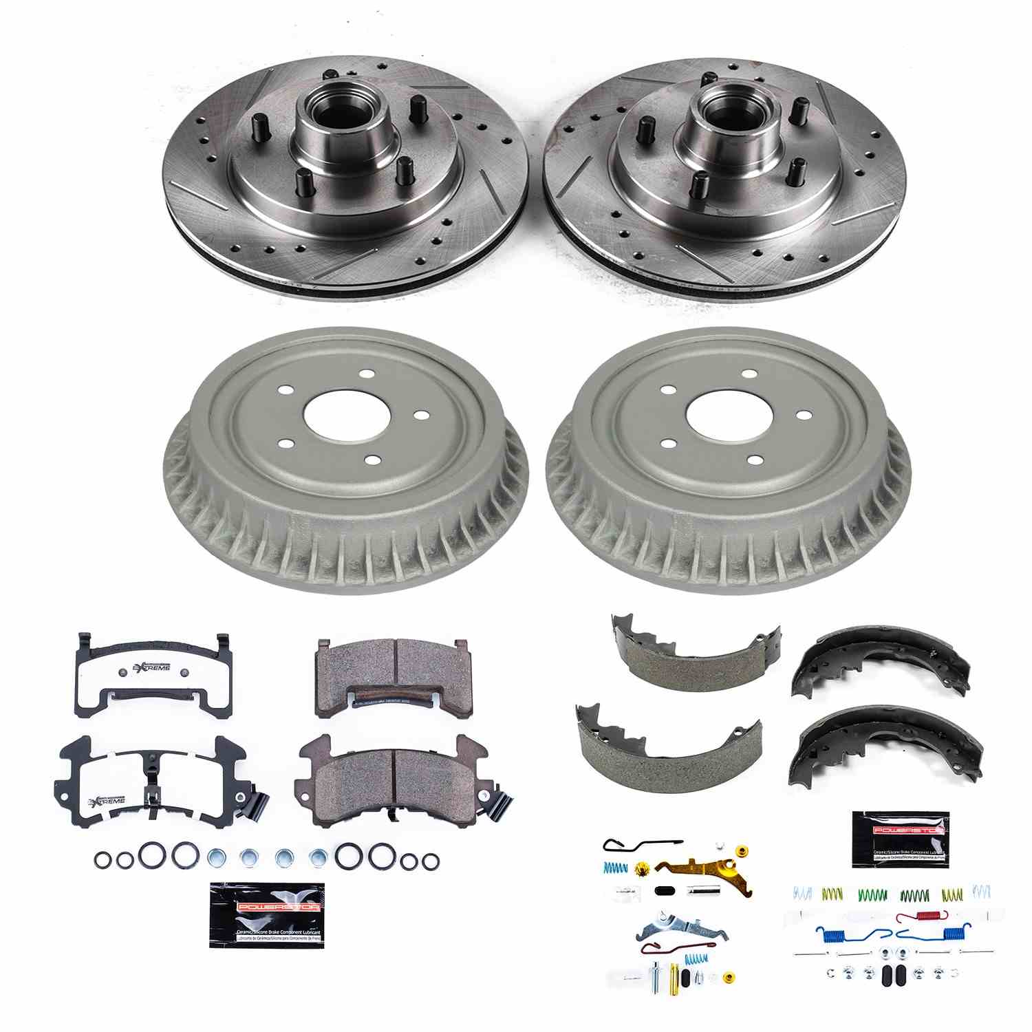 PowerStop Power Stop 92-95 Chevrolet LLV Front & Rear Z26 Street Warrior Brake Kit K15049DK-26