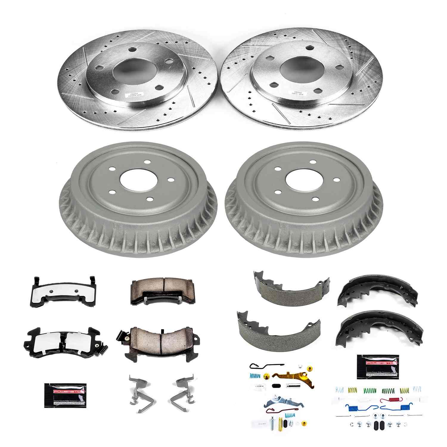 PowerStop Power Stop 1991 GMC Syclone Front & Rear Z36 Truck & Tow Brake Kit K15053DK-36