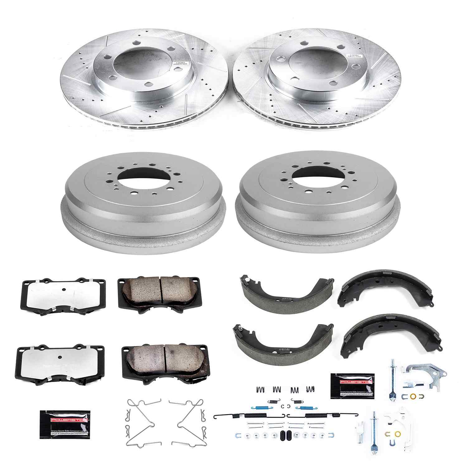 PowerStop Power Stop 00-03 Toyota Tundra Front & Rear Z36 Truck & Tow Brake Kit K15098DK-36