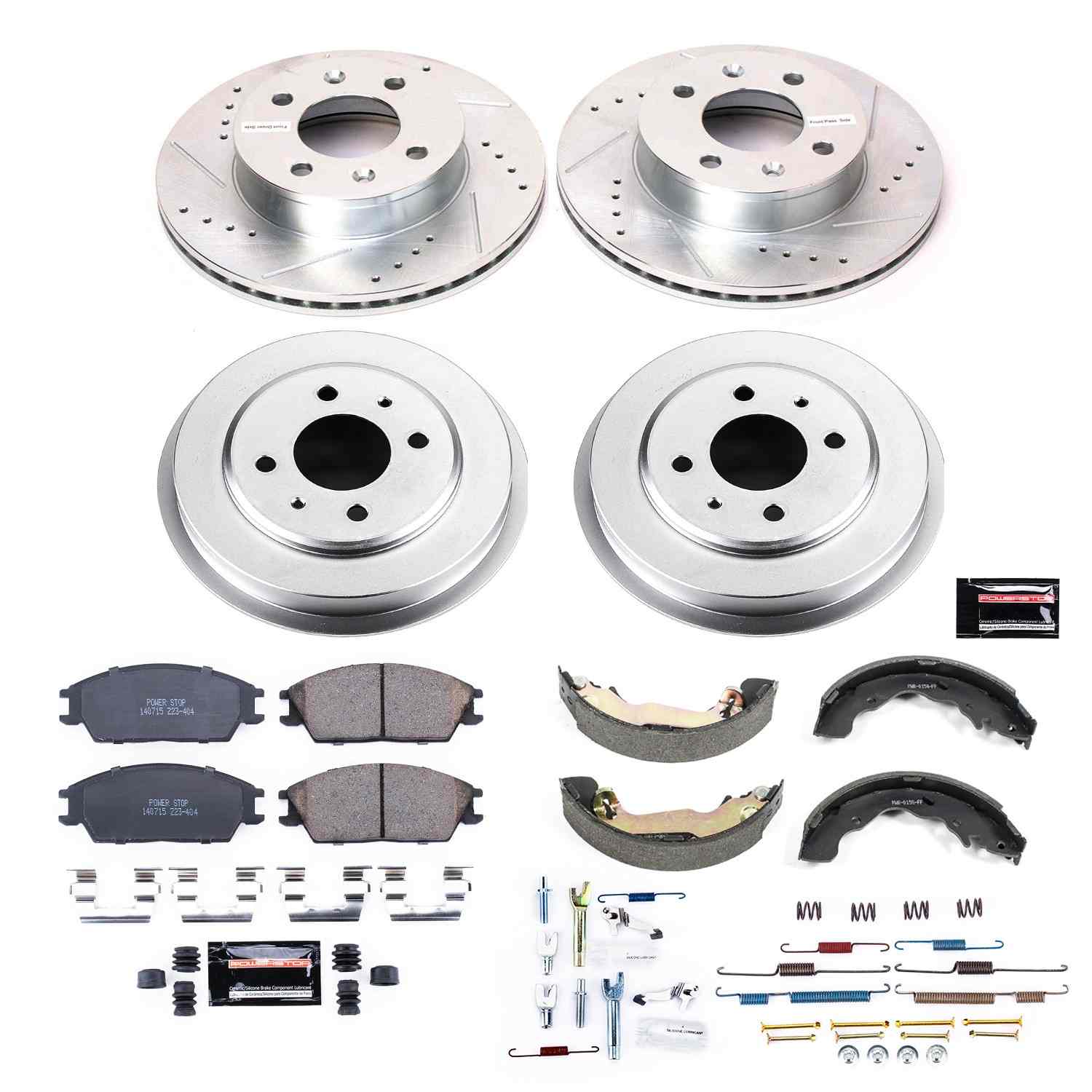 Power Stop 04-05 Hyundai Accent Front & Rear Z23 Evolution Sport Brake Kit K15155DK